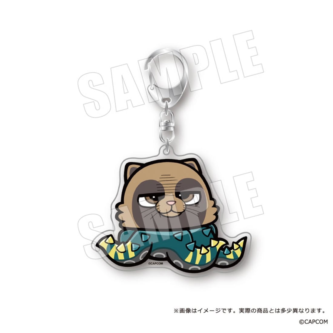 モンスターハンターワイルズ×ぶくぶ おおきめアクリルキーホルダー 09.オトモアイルー エグド装備 09.オトモアイルー エグド装備