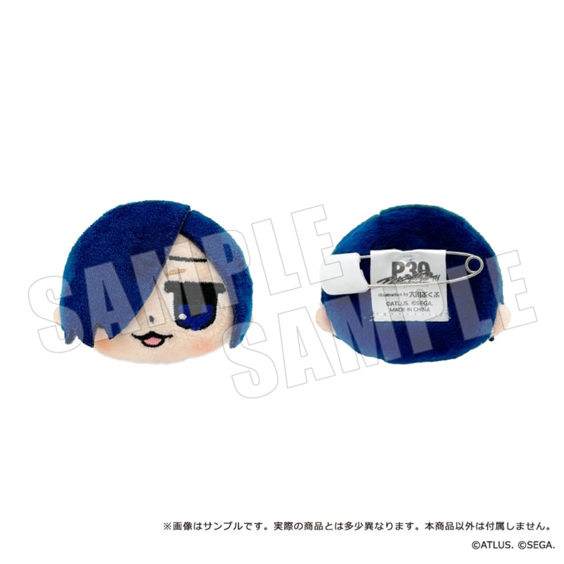 P30th 主人公×ぶくぶ ぬいぐるみバッジ 04. P3 04. P3