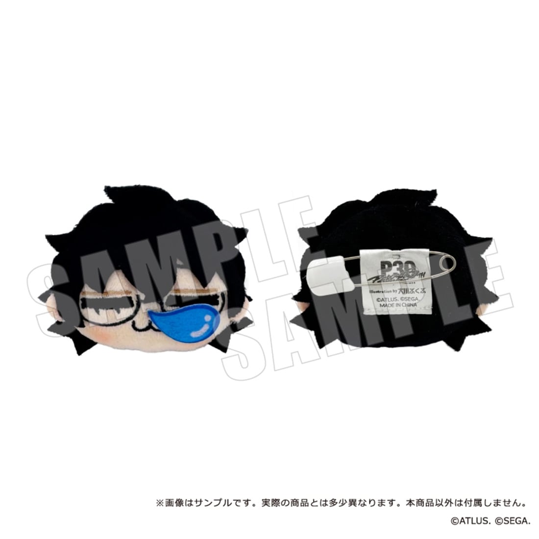 P30th 主人公×ぶくぶ ぬいぐるみバッジ 07. P5 07. P5
