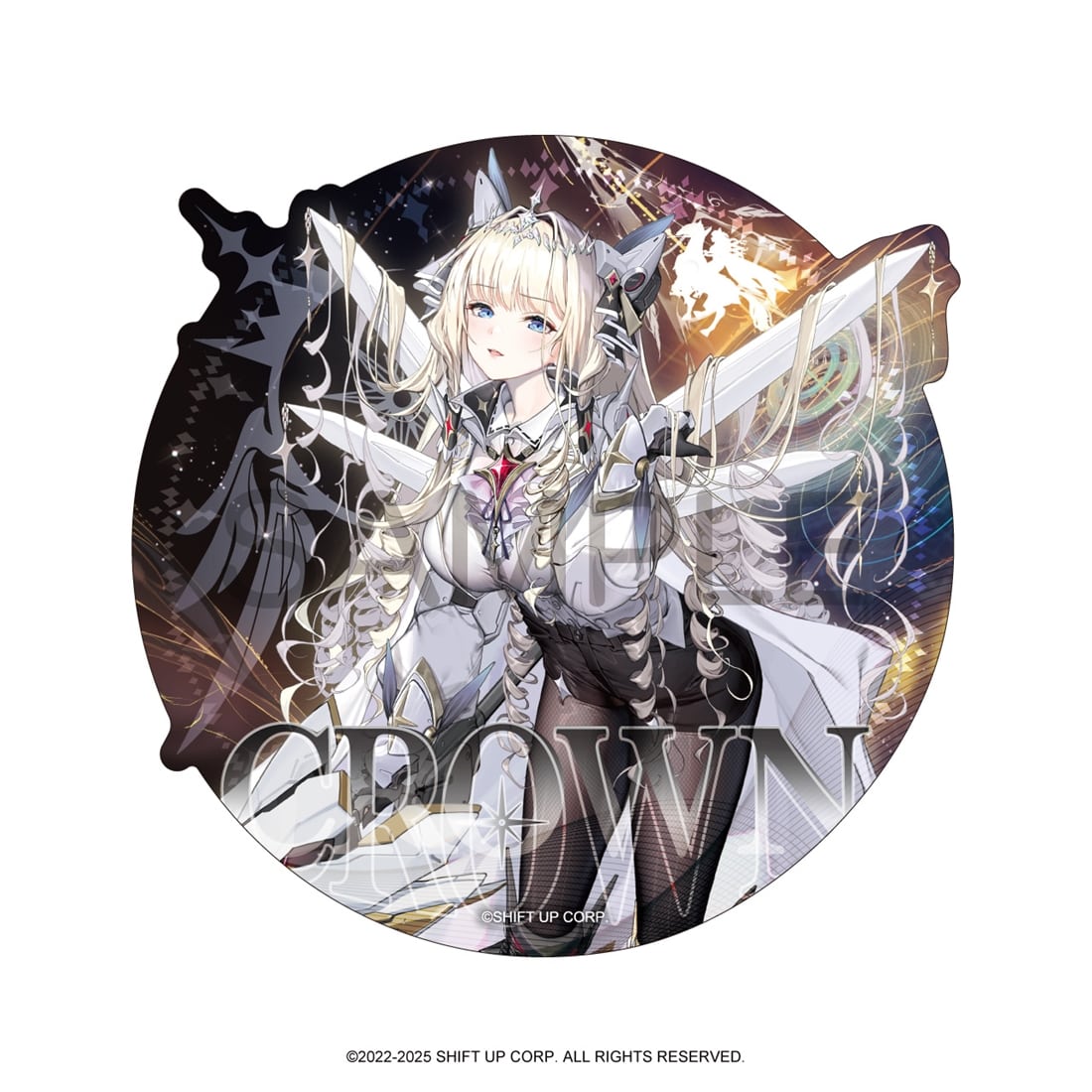 勝利の女神:NIKKE ガンガールステッカー クラウン クラウン