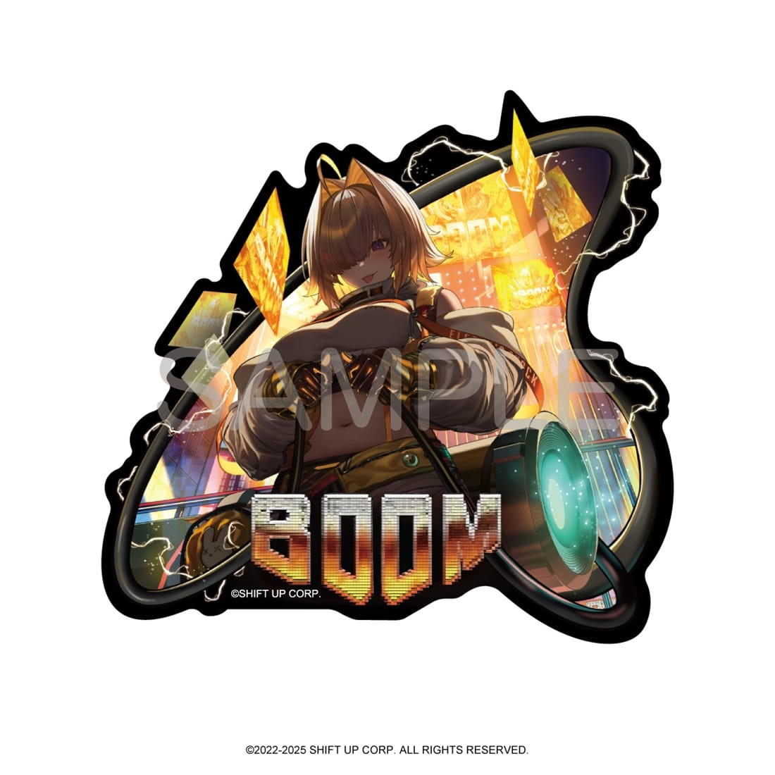 勝利の女神:NIKKE ガンガールステッカー エレグ エレグ