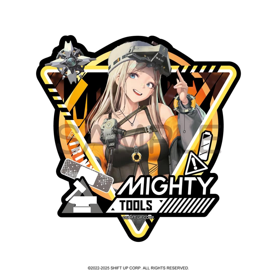 勝利の女神:NIKKE ガンガールステッカー センチ センチ