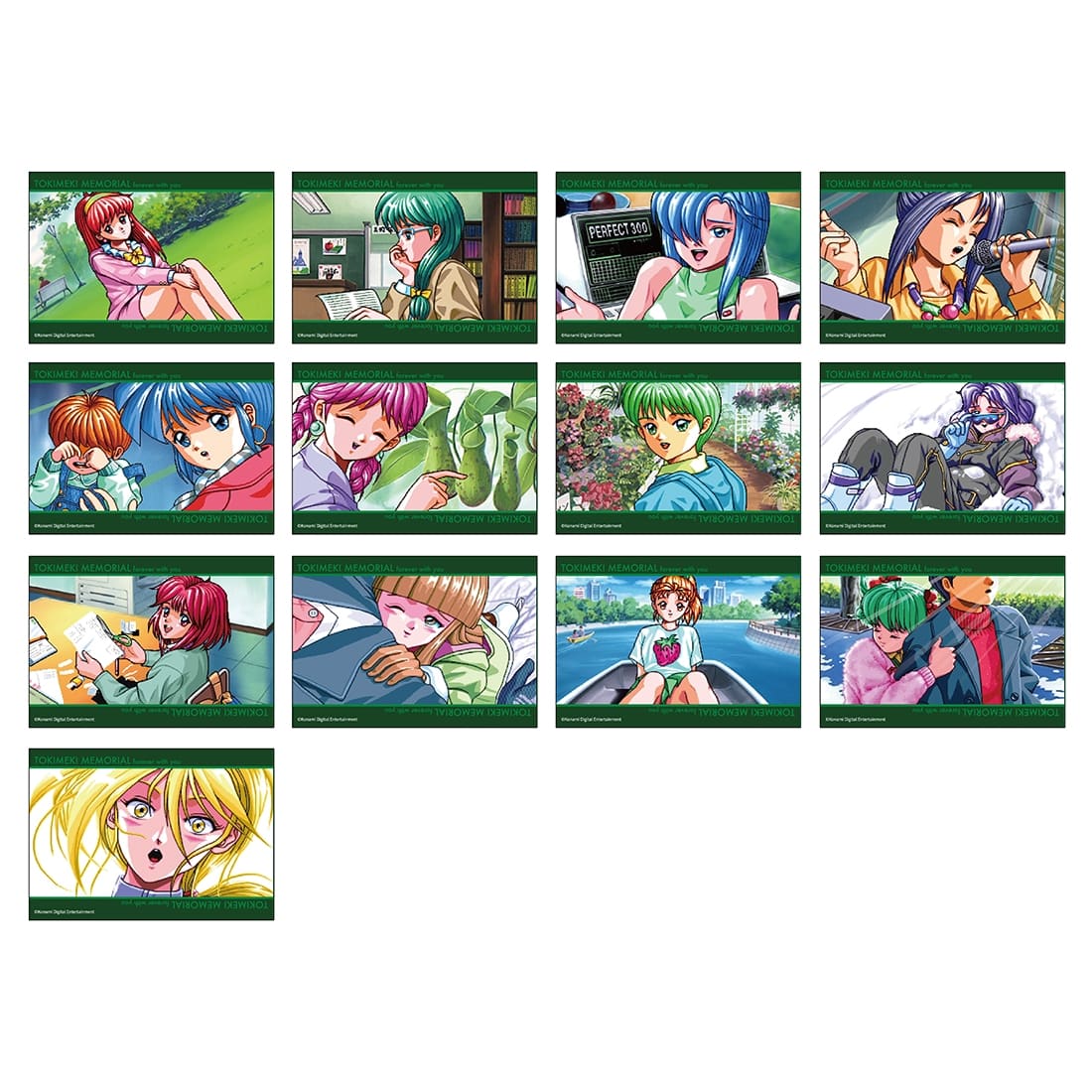 ときめきメモリアル　クリアブロマイド　オリジナルグラフィック　セット セット