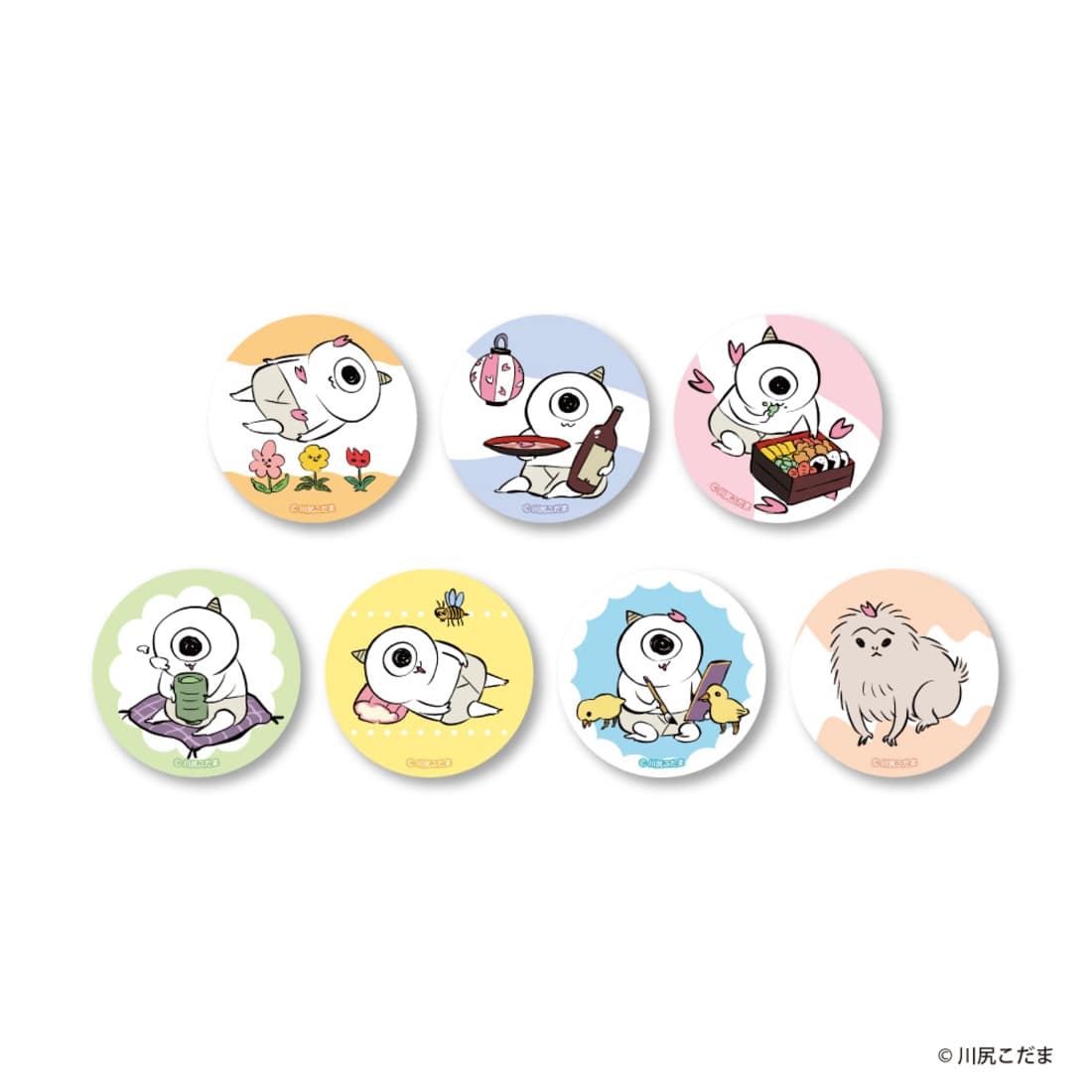 ゴブリン・ノーム・ホーン ネックビ トレーディングホログラム缶バッジ 単品