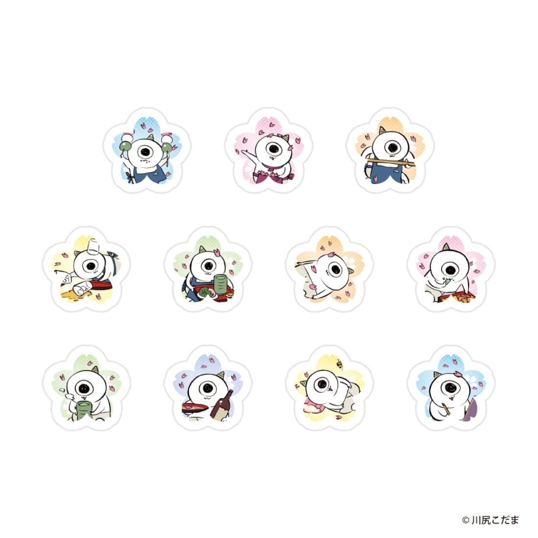ゴブリン・ノーム・ホーン ネックビ クリスタルアクリルシール