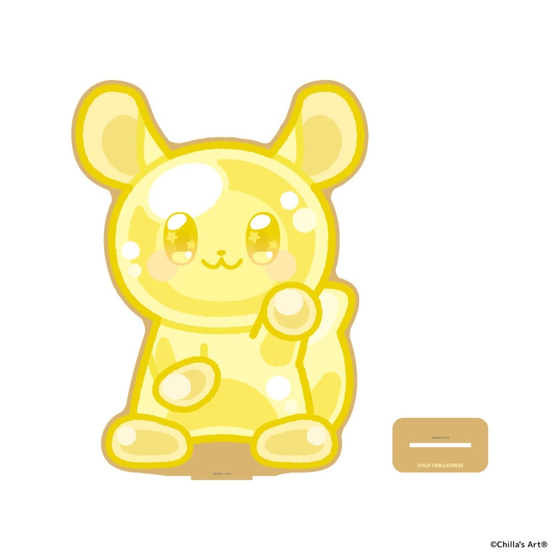 Chilla's Art×オシアド 超BIG黄金のチラテケスアクリルスタンド
