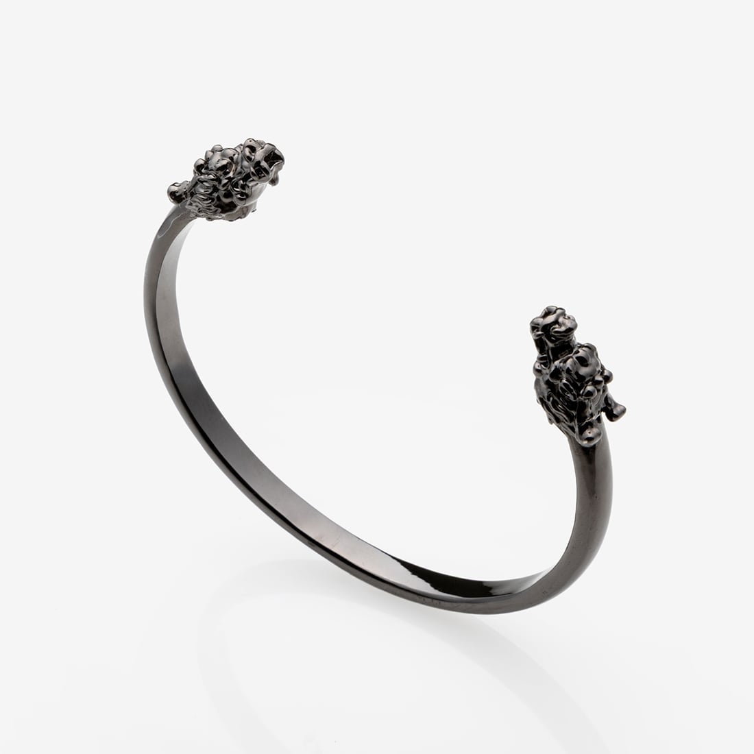 【龍が如く】OX JEWELRy Limited Silver Bangle for KIRYU KAZUMA ブラック ブラック