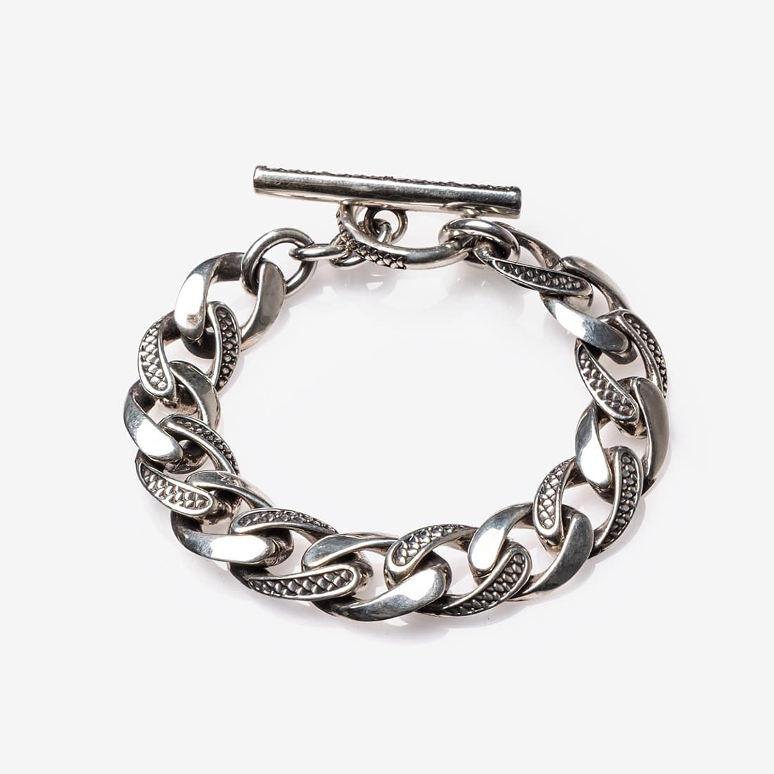 【龍が如く】OX JEWELRy Limited Scale Chain Bracelet for ICHIBAN KASUGA シルバー　Sサイズ シルバー Sサイズ
