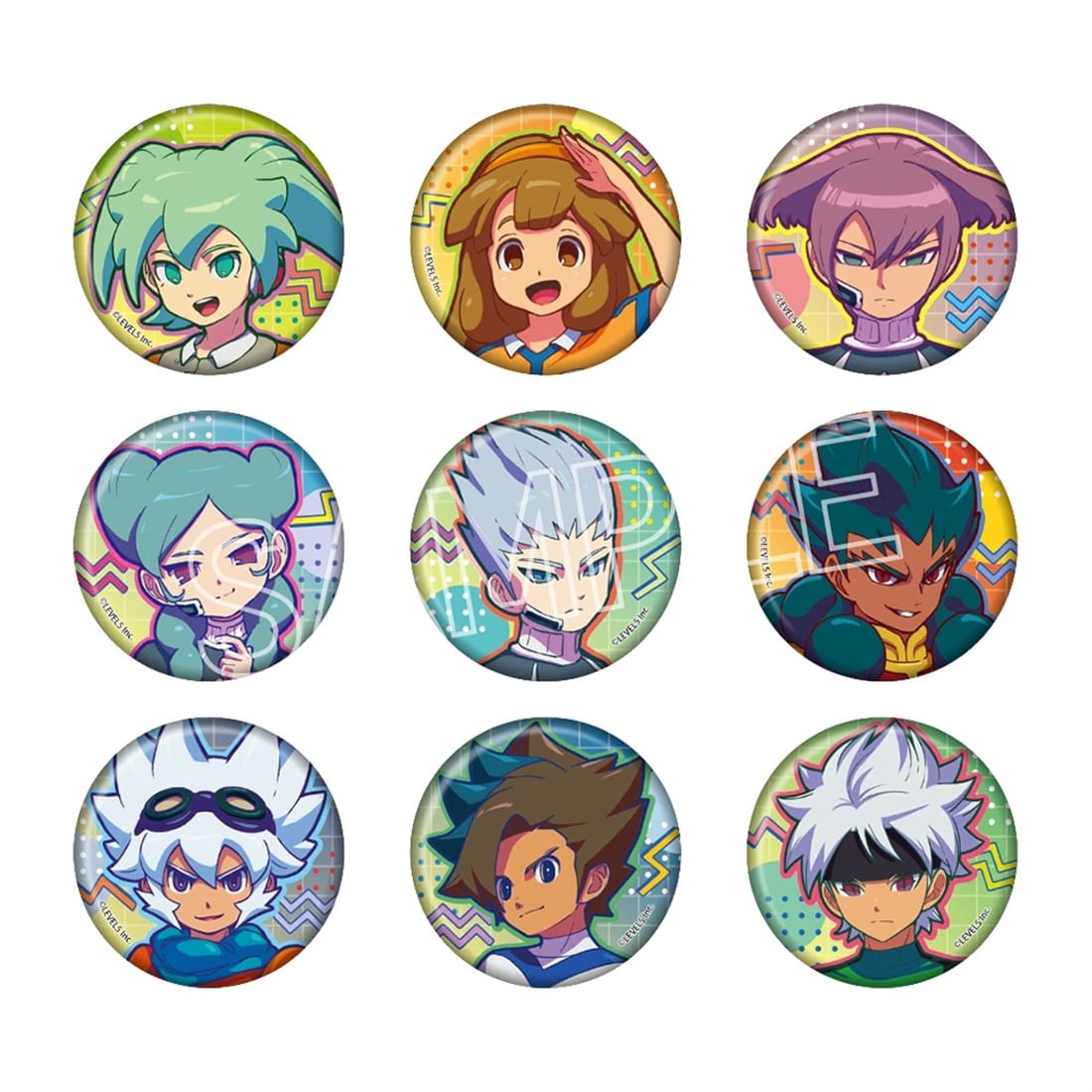 イナズマイレブン英雄たちのヴィクトリーロード ビビッドラインシリーズ　トレーディング缶バッジ Vol.3（単品） 缶バッジ 単品