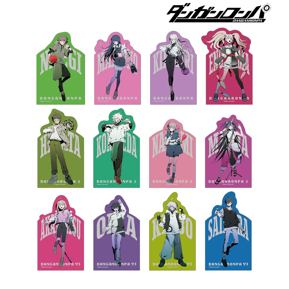 ダンガンロンパシリーズ しづさんイラスト スポーティルックver. トレーディングダイカットステッカー(単位/単品) 単品