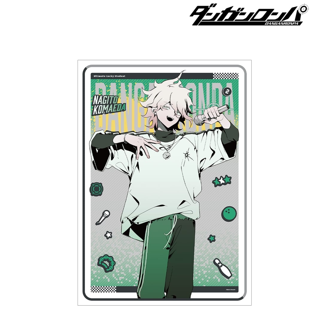 ダンガンロンパシリーズ しづさんイラスト 狛枝凪斗 スポーティルックver. A3マット加工ポスター 狛枝凪斗