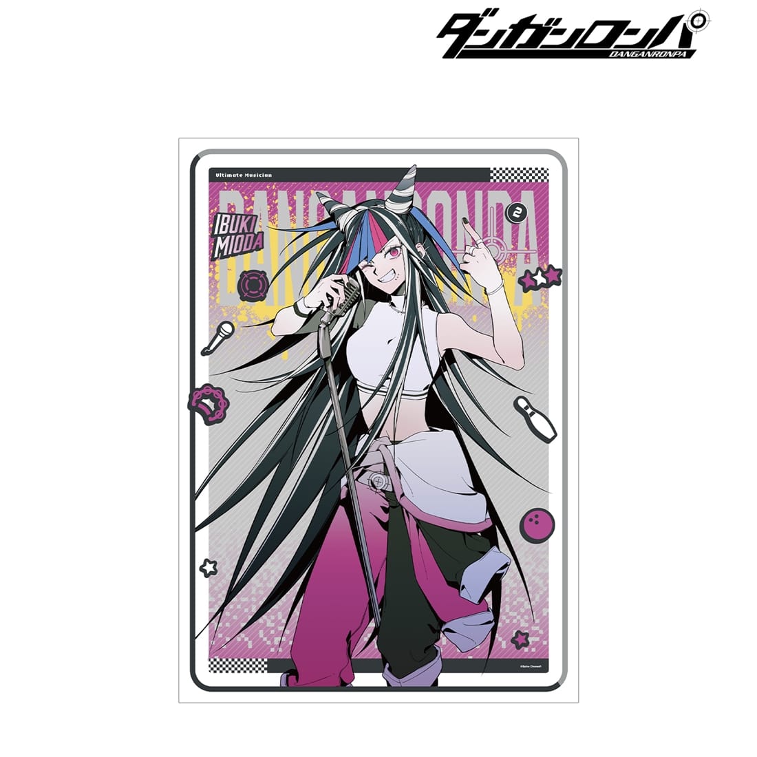 ダンガンロンパシリーズ しづさんイラスト 澪田唯吹 スポーティルックver. A3マット加工ポスター 澪田唯吹