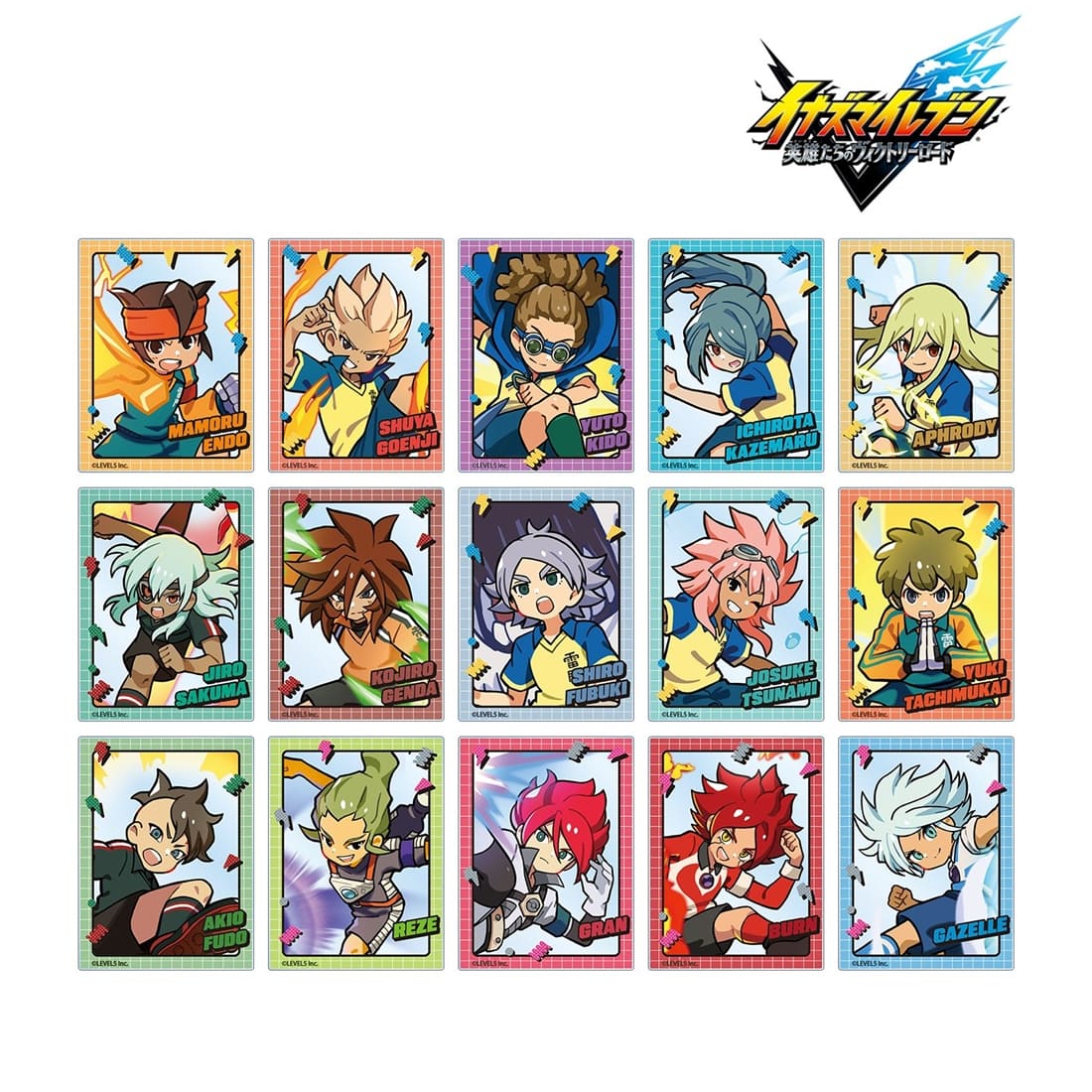 イナズマイレブン 英雄たちのヴィクトリーロード 必殺技ver. トレーディングアクリルカード(単位/単品) 単品