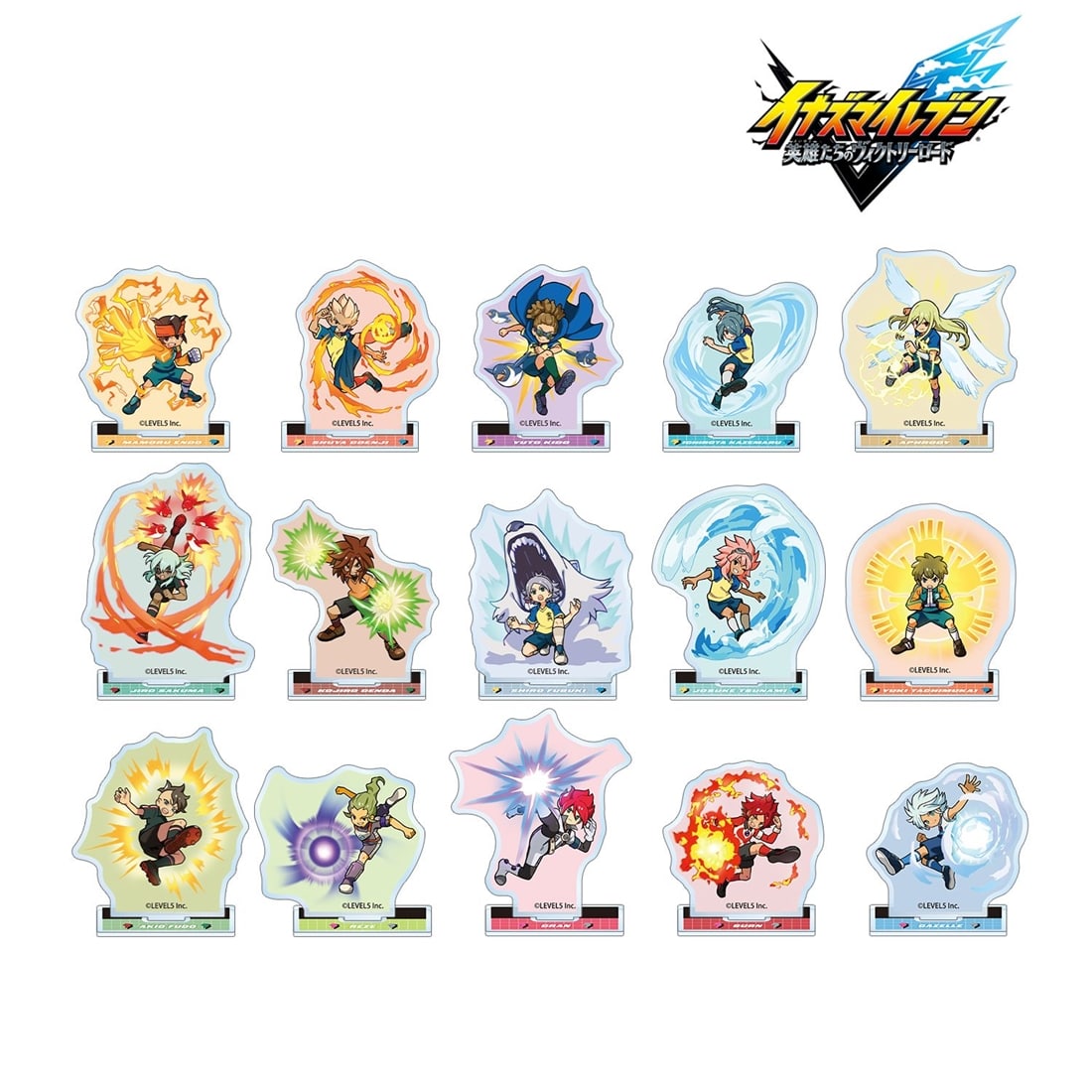 イナズマイレブン 英雄たちのヴィクトリーロード 必殺技ver. トレーディングアクリルスタンド(単位/BOX) BOX