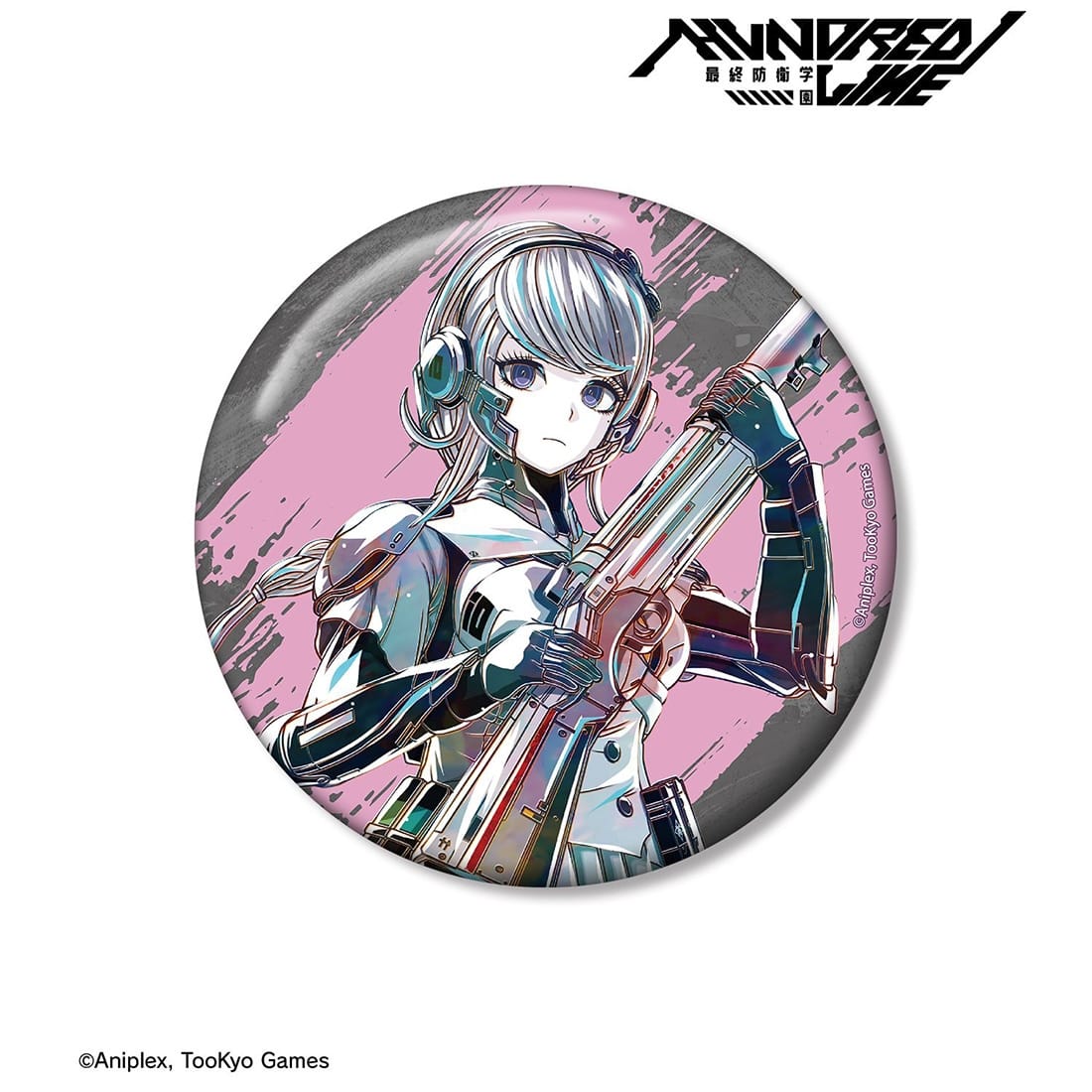 HUNDRED LINE -最終防衛学園- 霧藤希 Ani-Art 100mm缶バッジ 霧藤希