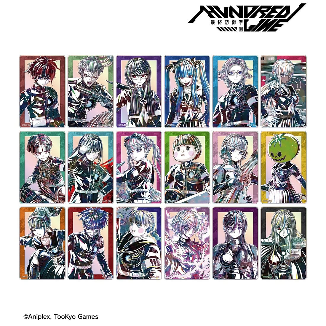 HUNDRED LINE -最終防衛学園- トレーディング Ani-Art オーロラアクリルカード(単品) 単品