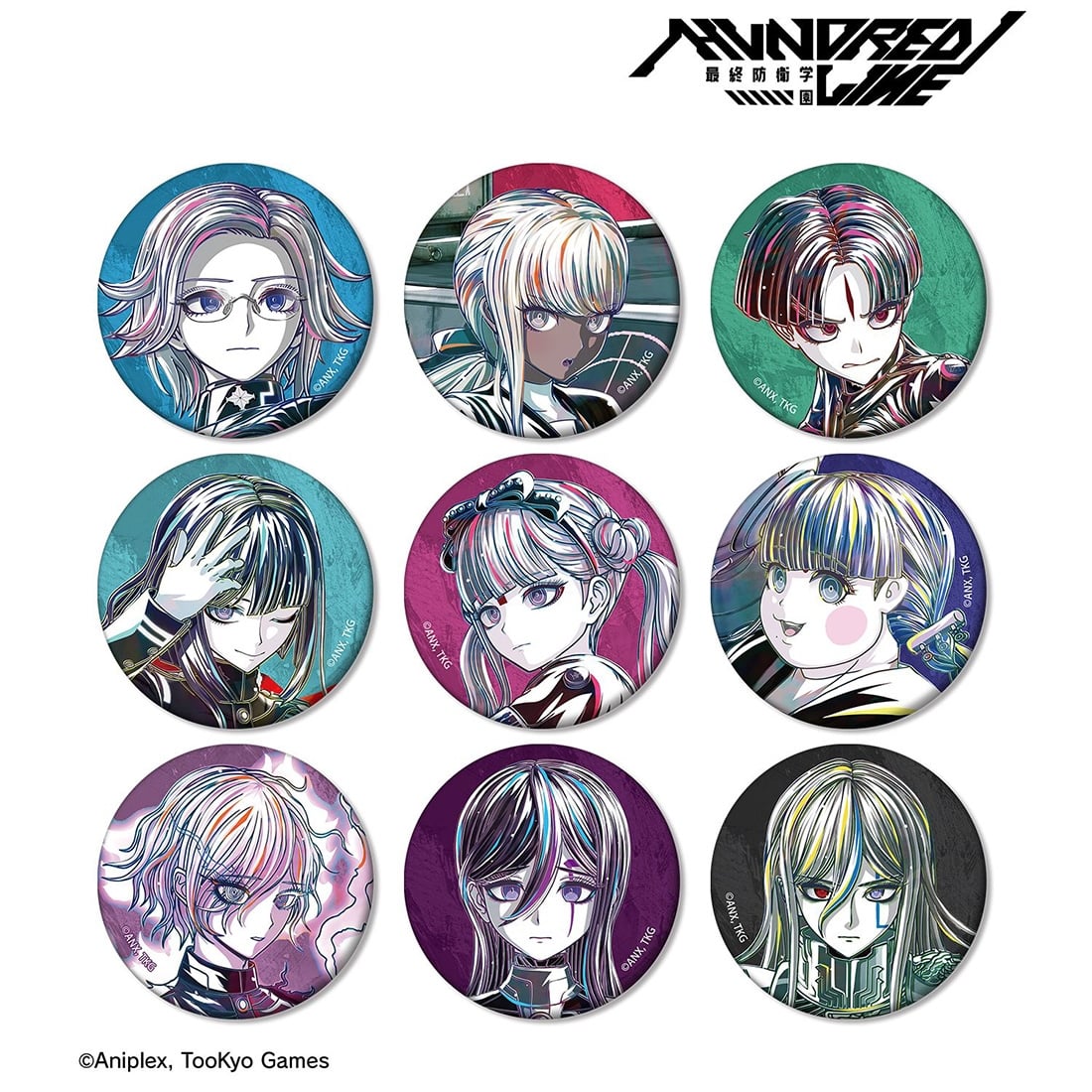 HUNDRED LINE -最終防衛学園- トレーディング Ani-Art マット缶バッジ ver.B(BOX) BOX
