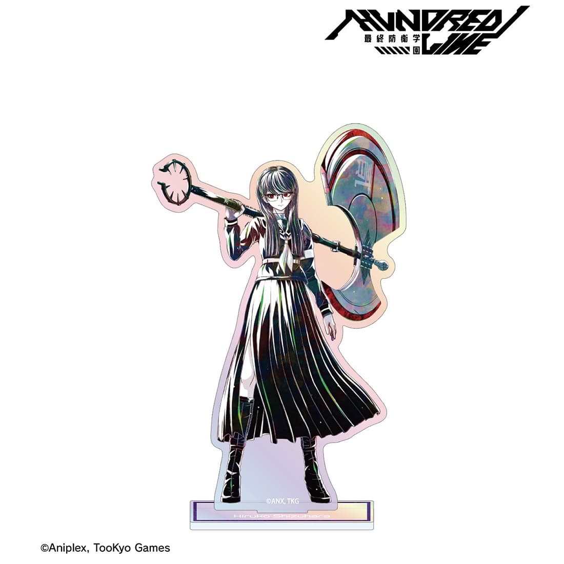 HUNDRED LINE -最終防衛学園- 雫原比留子 Ani-Art オーロラアクリルスタンド 雫原比留子