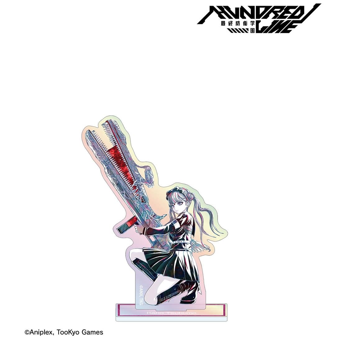 HUNDRED LINE -最終防衛学園- 九十九過子 Ani-Art オーロラアクリルスタンド 九十九過子