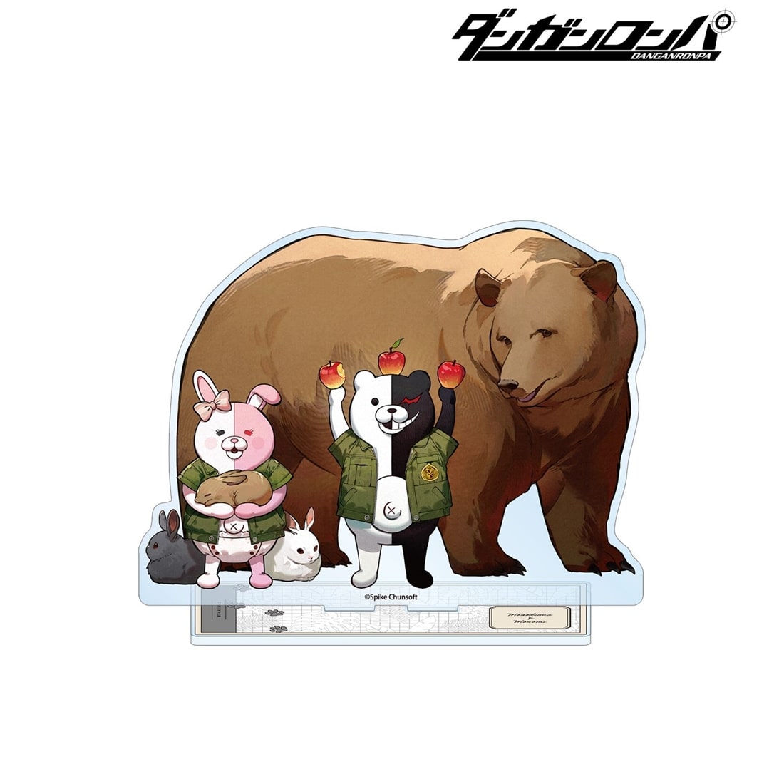 ダンガンロンパシリーズ 野崎つばたさんイラスト モノクマ&モノミ 飼育係ver. 特大アクリルスタンド モノクマ&モノミ