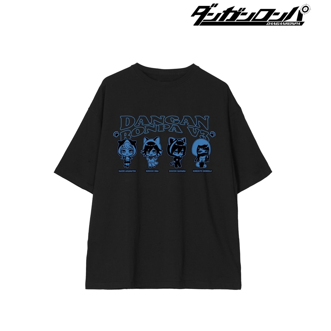 ダンガンロンパシリーズ 集合C ちびキャラ 動物パーカーver. BIGシルエットTシャツユニセックス(サイズ/S) 集合C Sサイズ