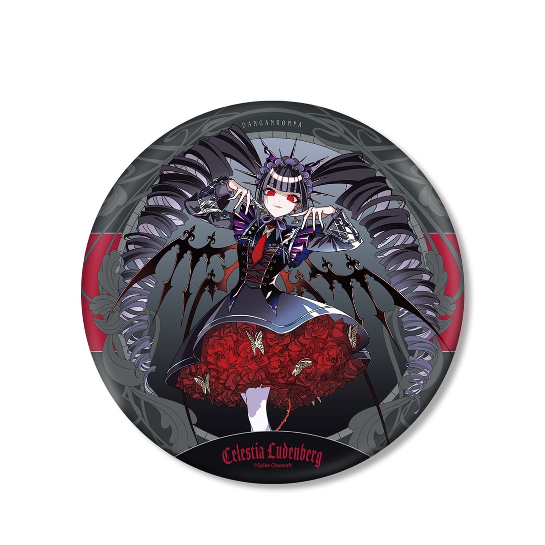 ダンガンロンパ めつぶしあんこさんイラスト セレスティア・ルーデンベルク 天使と悪魔ver. 第2弾 BIG缶バッジ セレスティア・ルーデンベルク