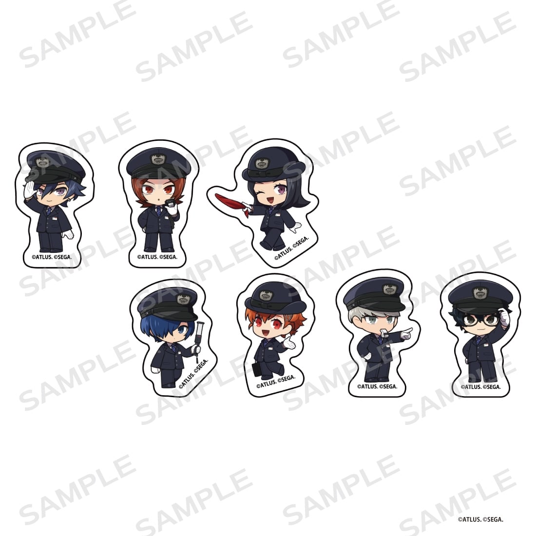 京王電鉄×P30th フレークシール(7枚入り)