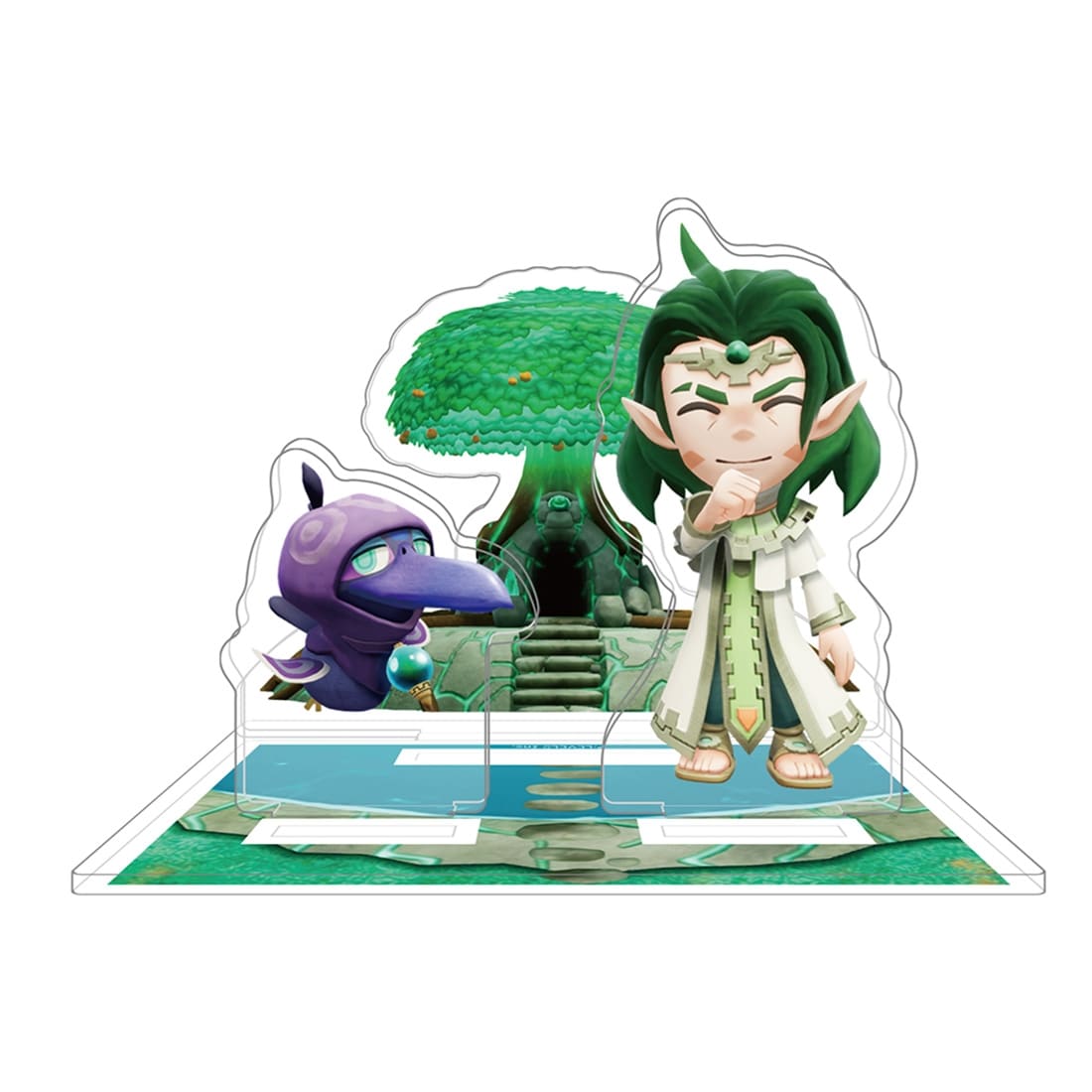 『ファンタジーライフi グルグルの竜と時をぬすむ少女』 オリジナルアクリルジオラマ迷宮樹のウロ (エシェン＆カラス) 迷宮樹のウロ (エシェン＆カラス)