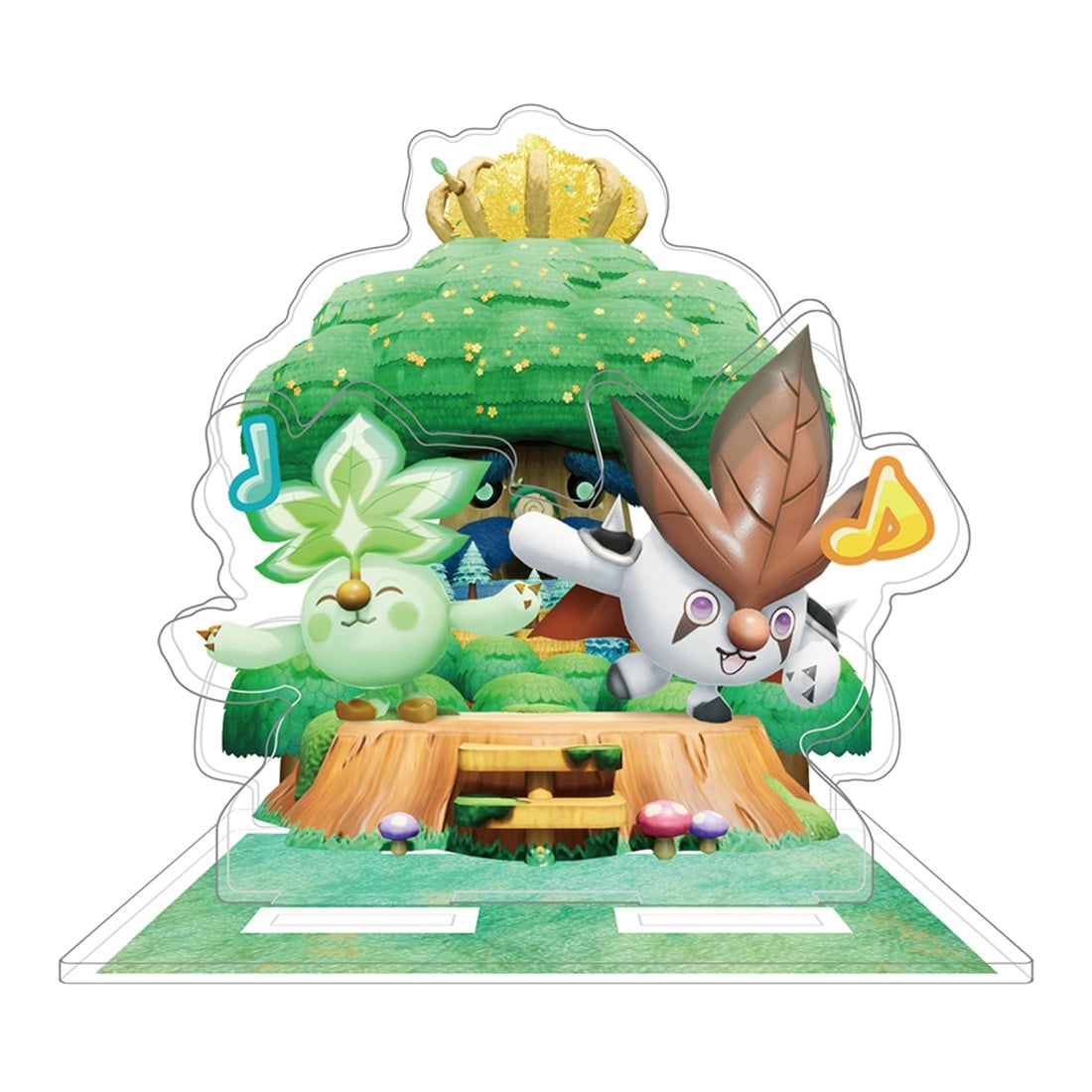 『ファンタジーライフi グルグルの竜と時をぬすむ少女』 オリジナルアクリルジオラマちょうろう樹 (ヨハネス＆リーファ) ちょうろう樹 (ヨハネス＆リーファ)