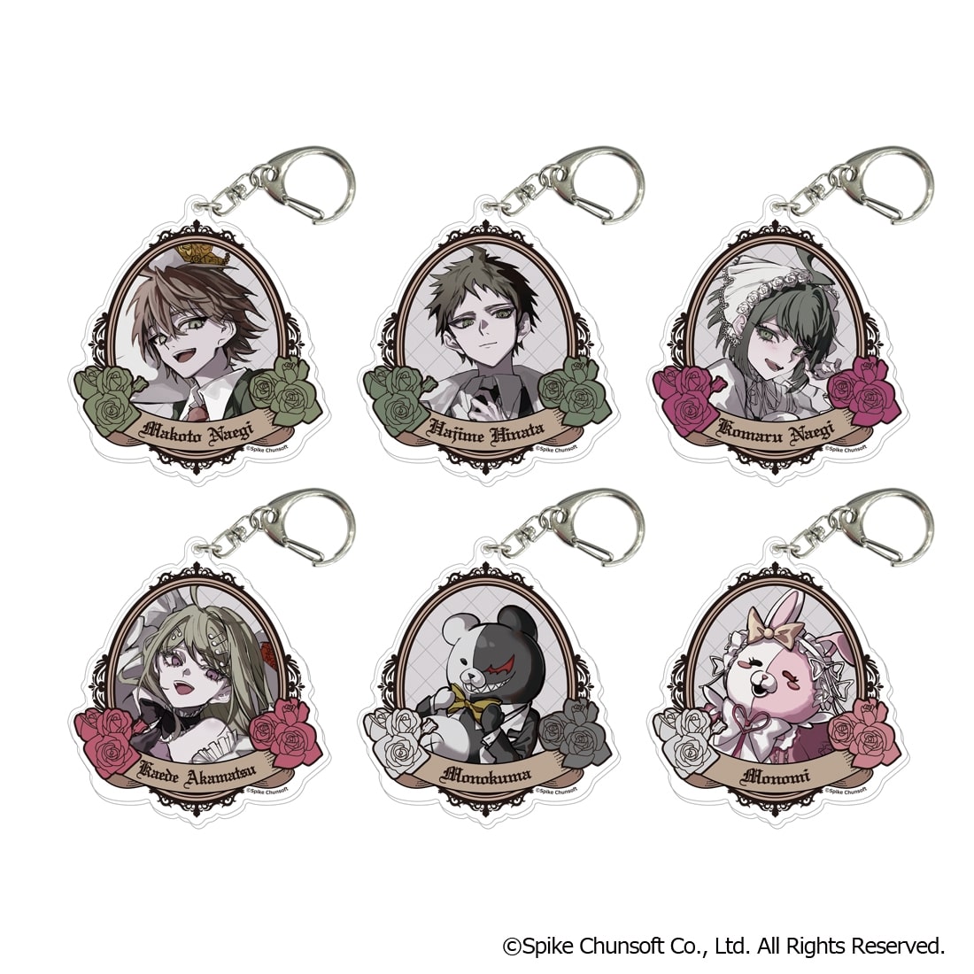 ダンガンロンパシリーズ 15周年記念イラスト トレーディングアクリルキーホルダー 単品