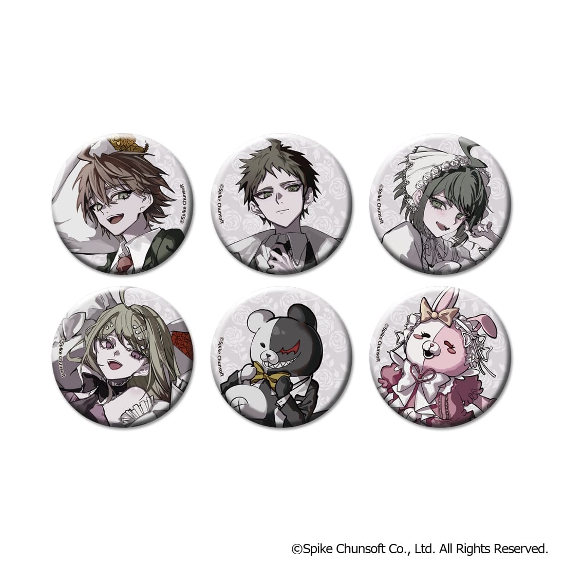 ダンガンロンパシリーズ 15周年記念イラスト トレーディング缶バッジ コンプリートセット コンプリートセット