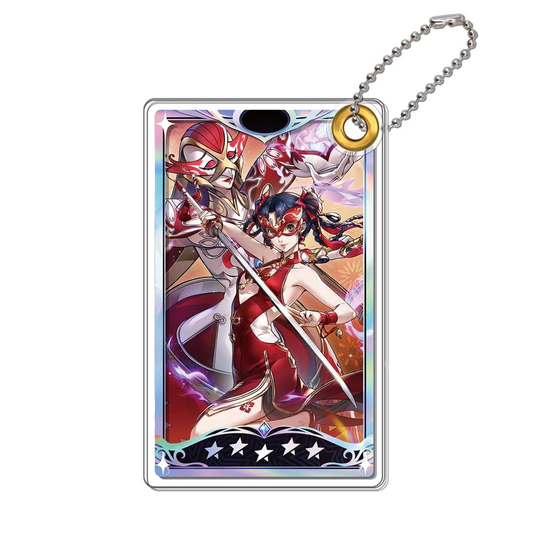 ペルソナ5: The Phantom X アクリルスライドキーホルダー 瑶鈴・新春 瑶鈴・新春