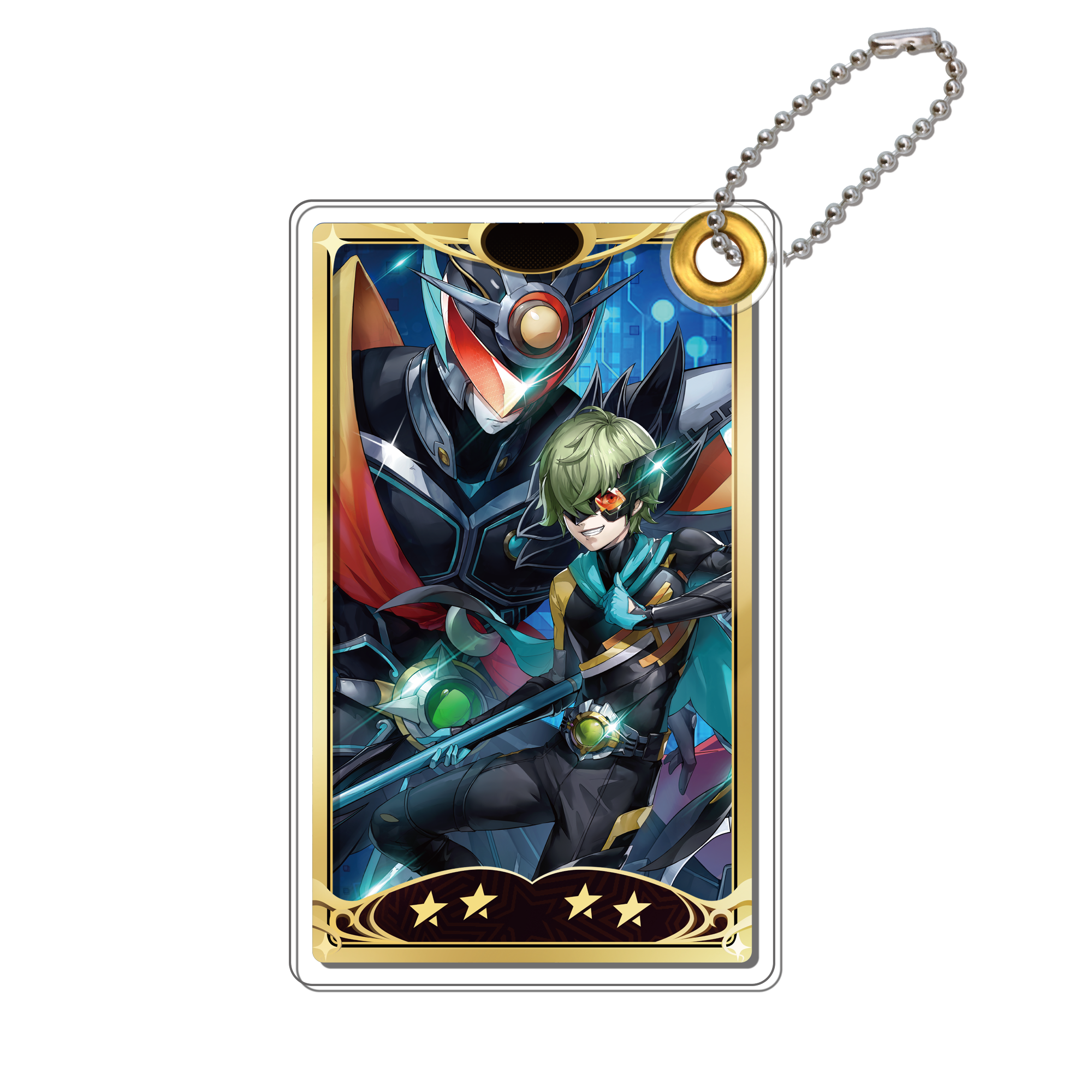 ペルソナ5: The Phantom X アクリルスライドキーホルダー リオン＆エリュテイア 怪ドル リオン＆エリュテイア