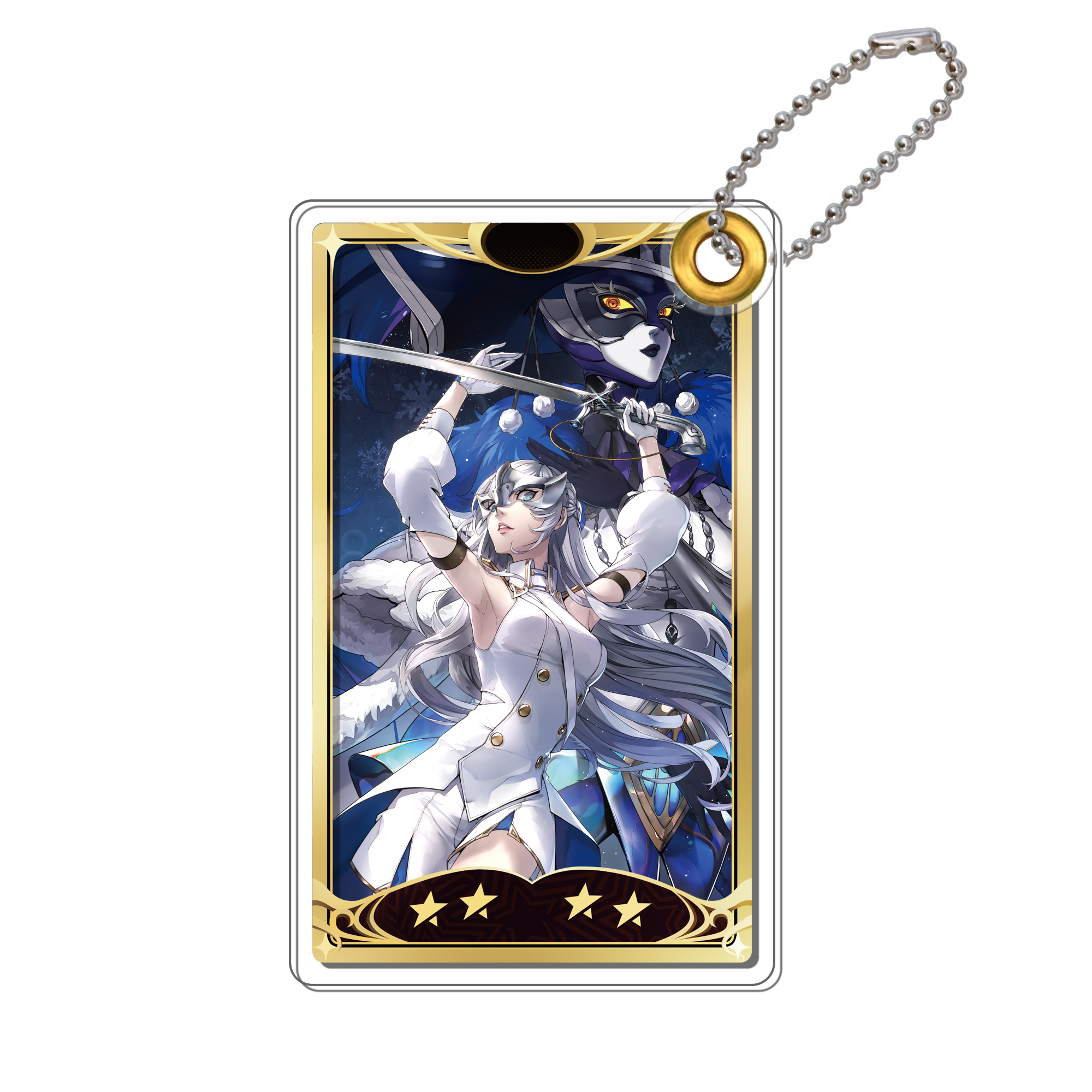 ペルソナ5: The Phantom X アクリルスライドキーホルダー モント＆テルプシコレー 怪ドル モント＆テルプシコレー