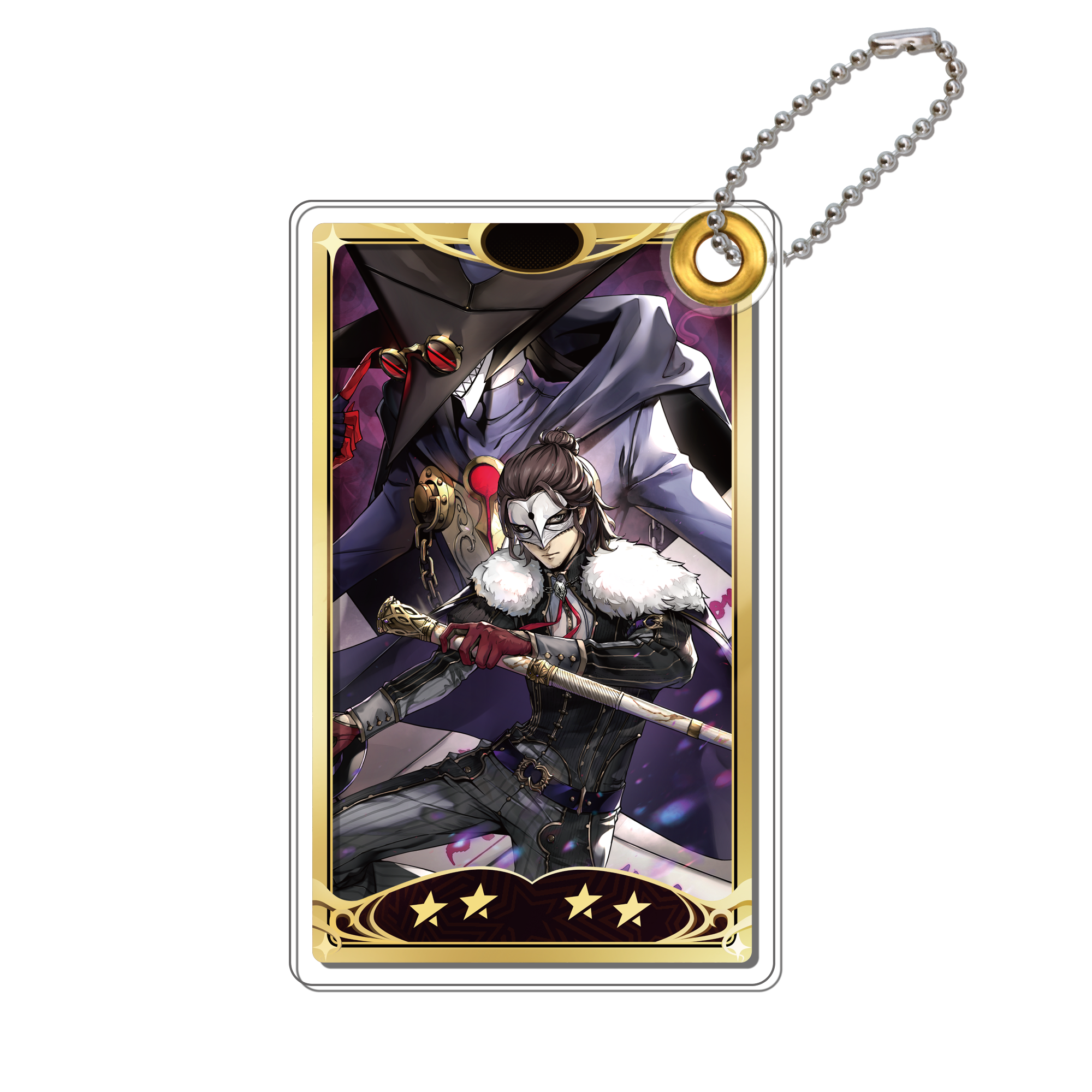 ペルソナ5: The Phantom X アクリルスライドキーホルダー セピア＆ゴルギラ 怪ドル セピア＆ゴルギラ