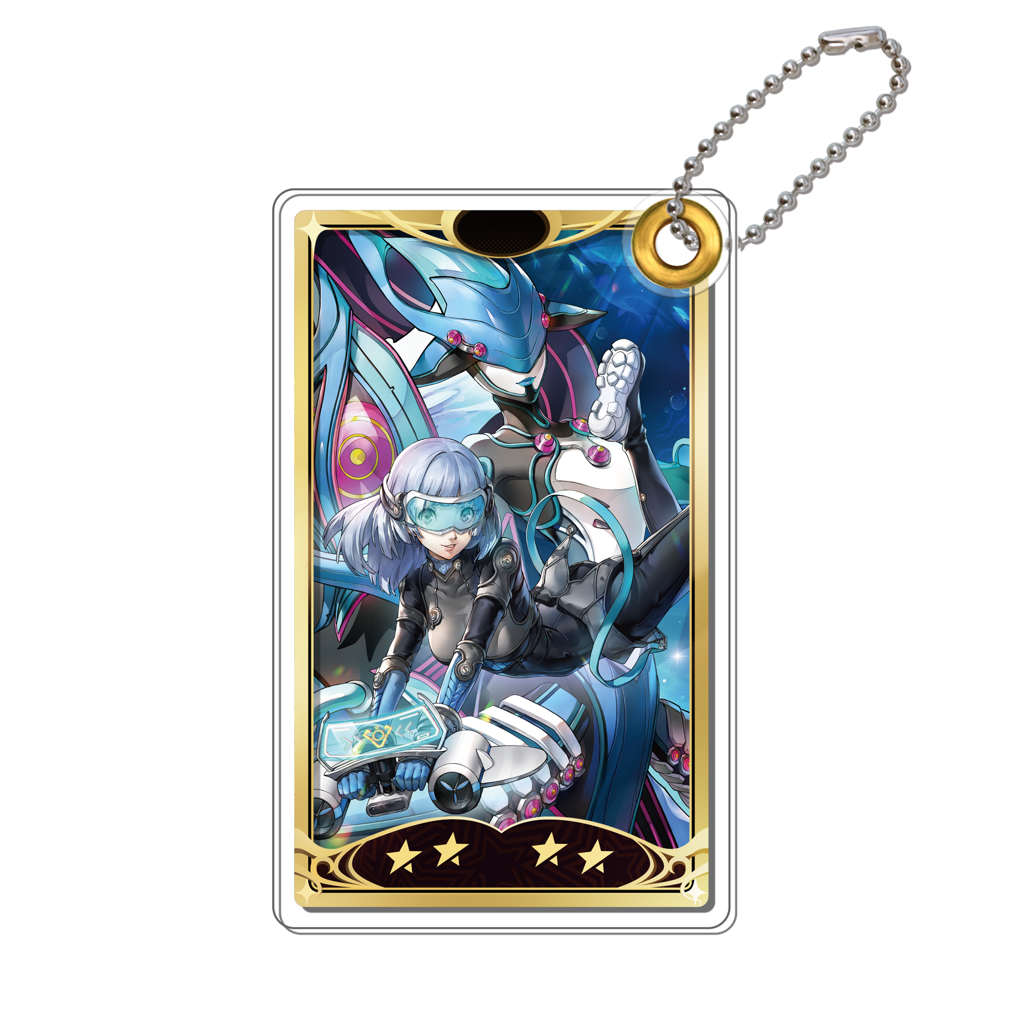 ペルソナ5: The Phantom X アクリルスライドキーホルダー パペット＆ネメルテス 怪ドル パペット＆ネメルテス