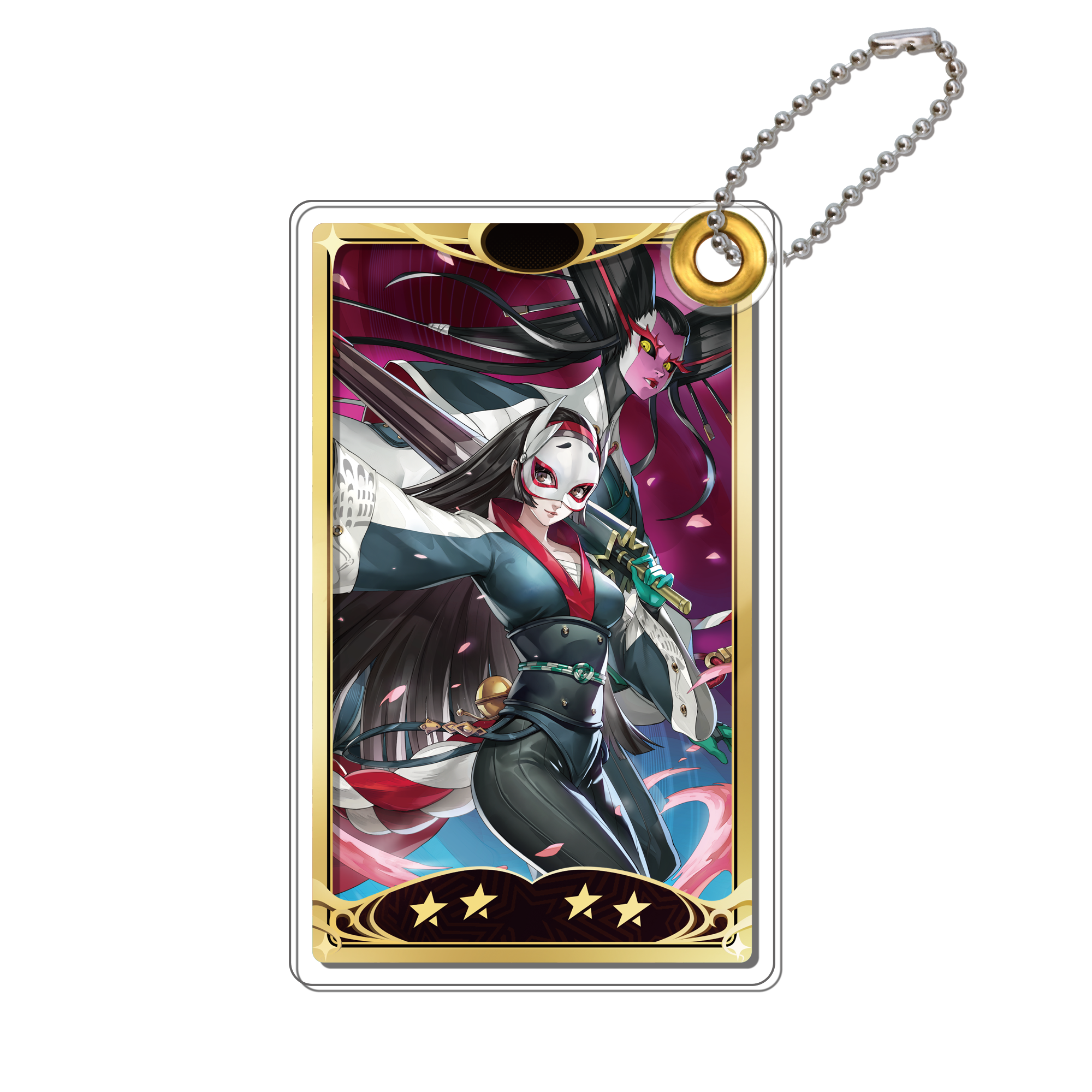 ペルソナ5: The Phantom X アクリルスライドキーホルダー ウィンド＆チヨメ 怪盗団 ウィンド＆チヨメ