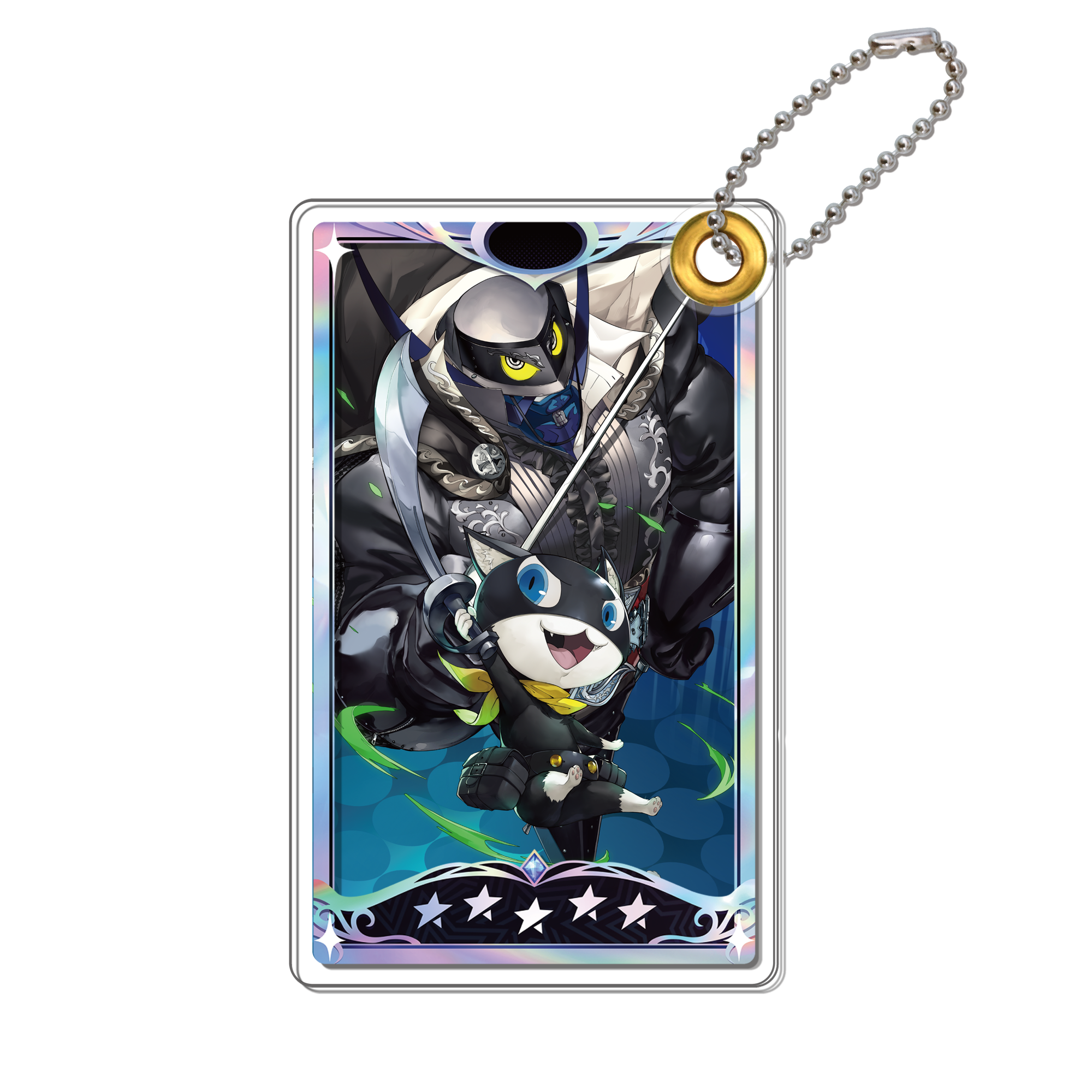 ペルソナ5: The Phantom X アクリルスライドキーホルダー モナ＆ゾロ 心の怪盗団 モナ＆ゾロ