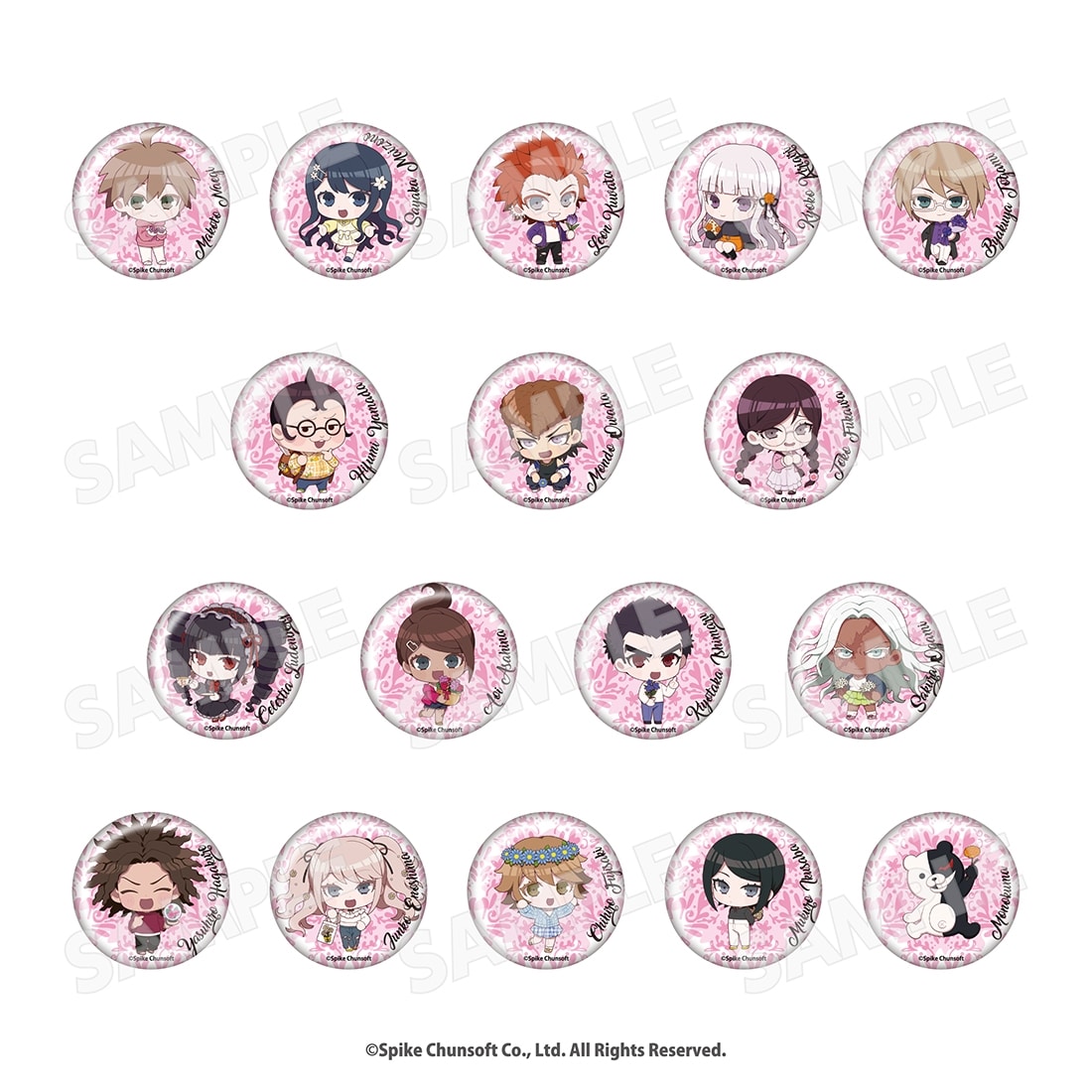 ダンガンロンパ　コラボ限定缶バッジ　ブラインドパッケージ 【全17種】 DR 単品（ランダム）