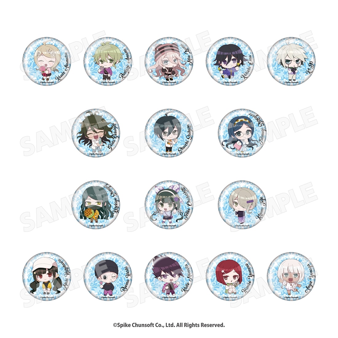 ニューダンガンロンパV3　コラボ限定缶バッジ　ブラインドパッケージ 【全16種】 NDRV3 単品（ランダム）