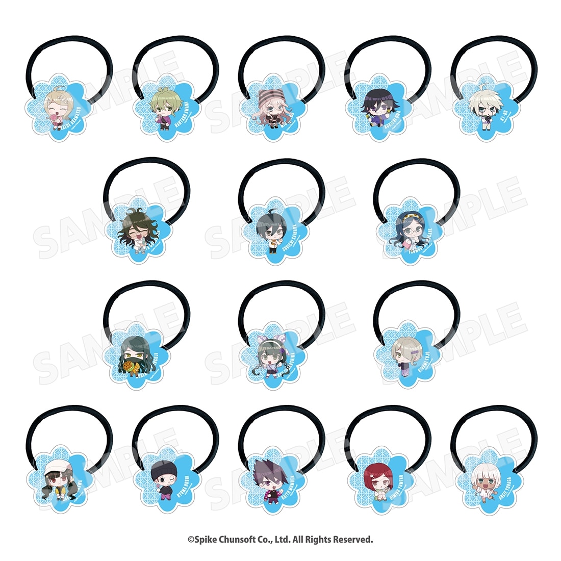 ニューダンガンロンパV3　コラボ限定アクリルチャーム付きヘアゴム　ブラインドパッケージ 【全16種】 NDRV3 単品（ランダム）