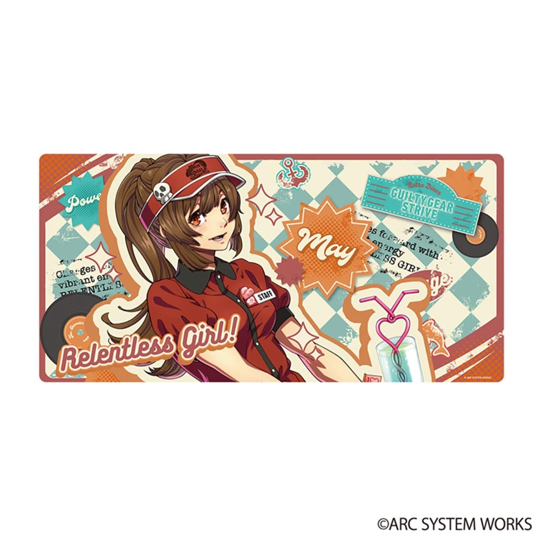 GUILTY GEAR -STRIVE- アメリカンダイナー ラバーマット メイ メイ
