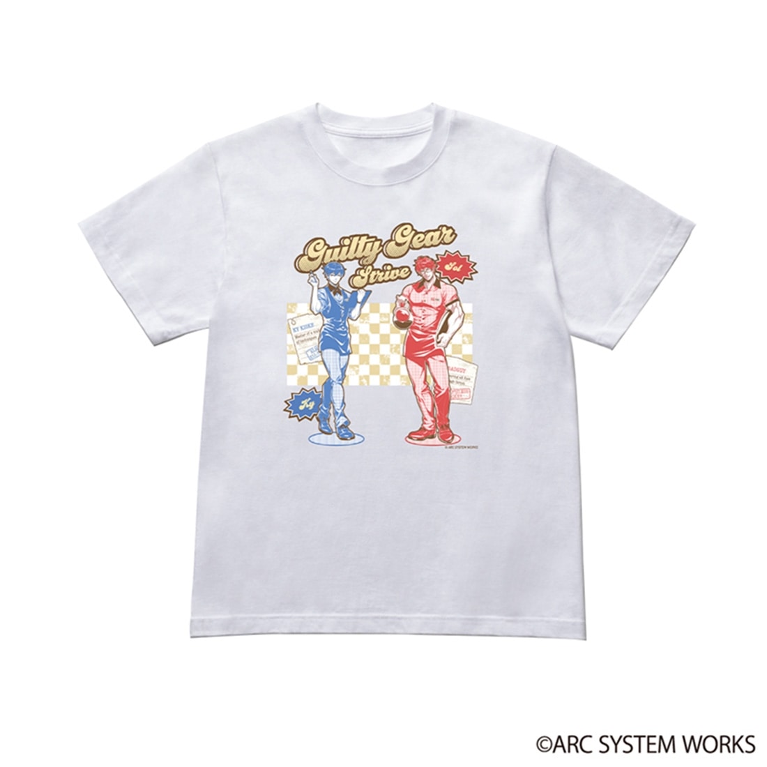 GUILTY GEAR -STRIVE- アメリカンダイナー Tシャツ ソル＝バッドガイ＆カイ＝キスク ソル＝バッドガイ＆カイ＝キスク