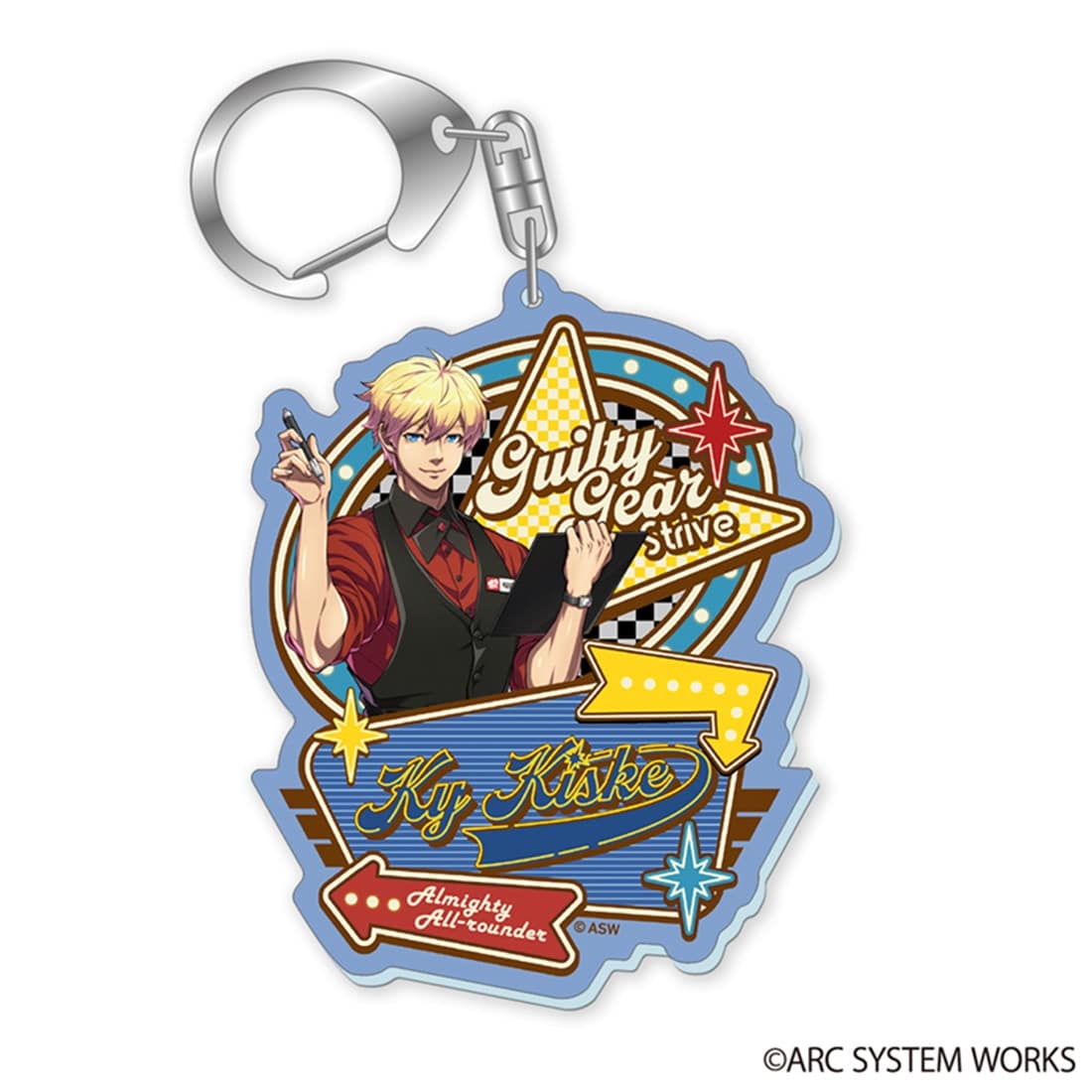 GUILTY GEAR -STRIVE- アメリカンダイナー アクリルキーホルダー カイ＝キスク カイ＝キスク