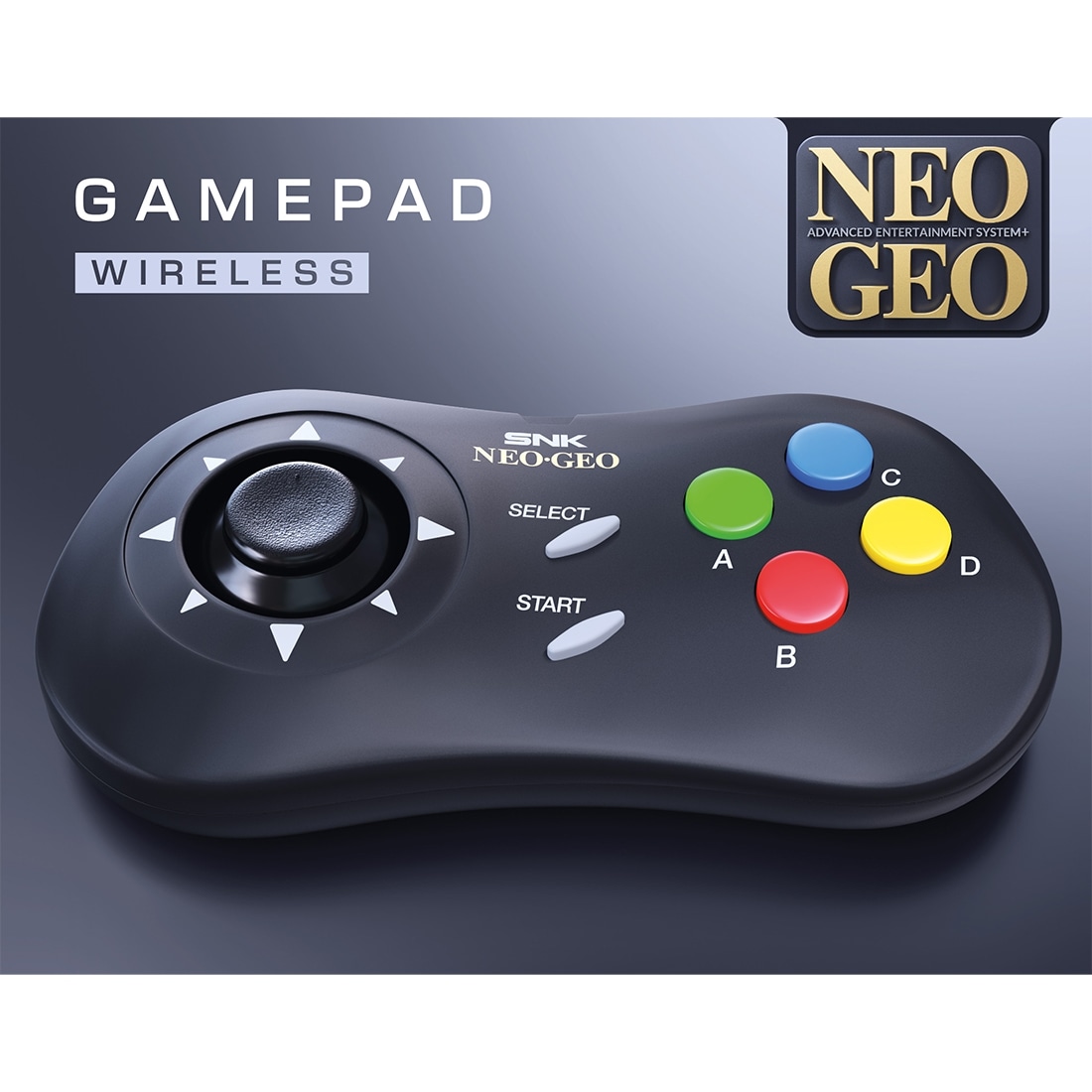 NEOGEO AES+ ワイヤレスゲームパッド（ブラック） 周辺機器 ワイヤレスゲームパッド（ブラック）