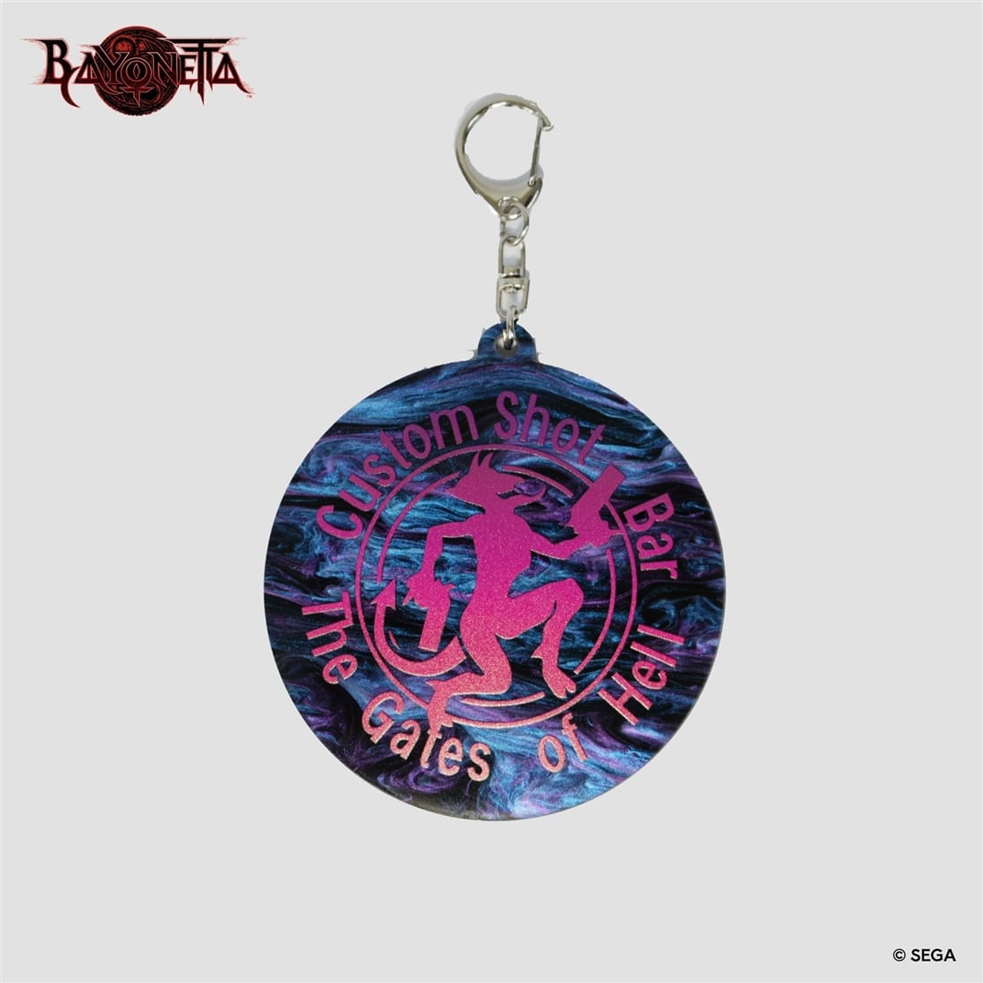 ベヨネッタ 大理石風キーホルダー The Gates of Hell The Gates of Hell