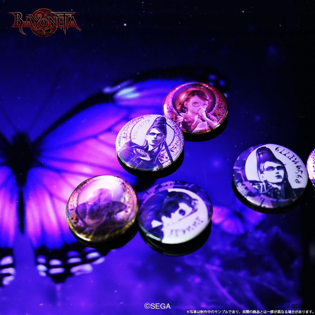 ベヨネッタ リザルトメダル風缶バッジ（BOX）