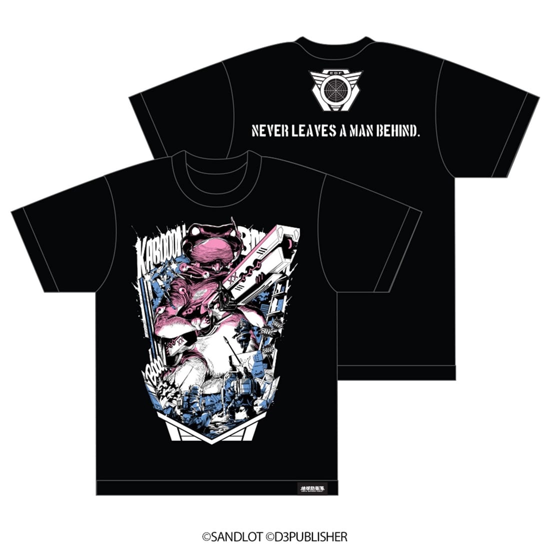 地球防衛軍5 ビッグシルエットTシャツ ”コロニスト VS 全地球防衛機構軍” Lサイズ L