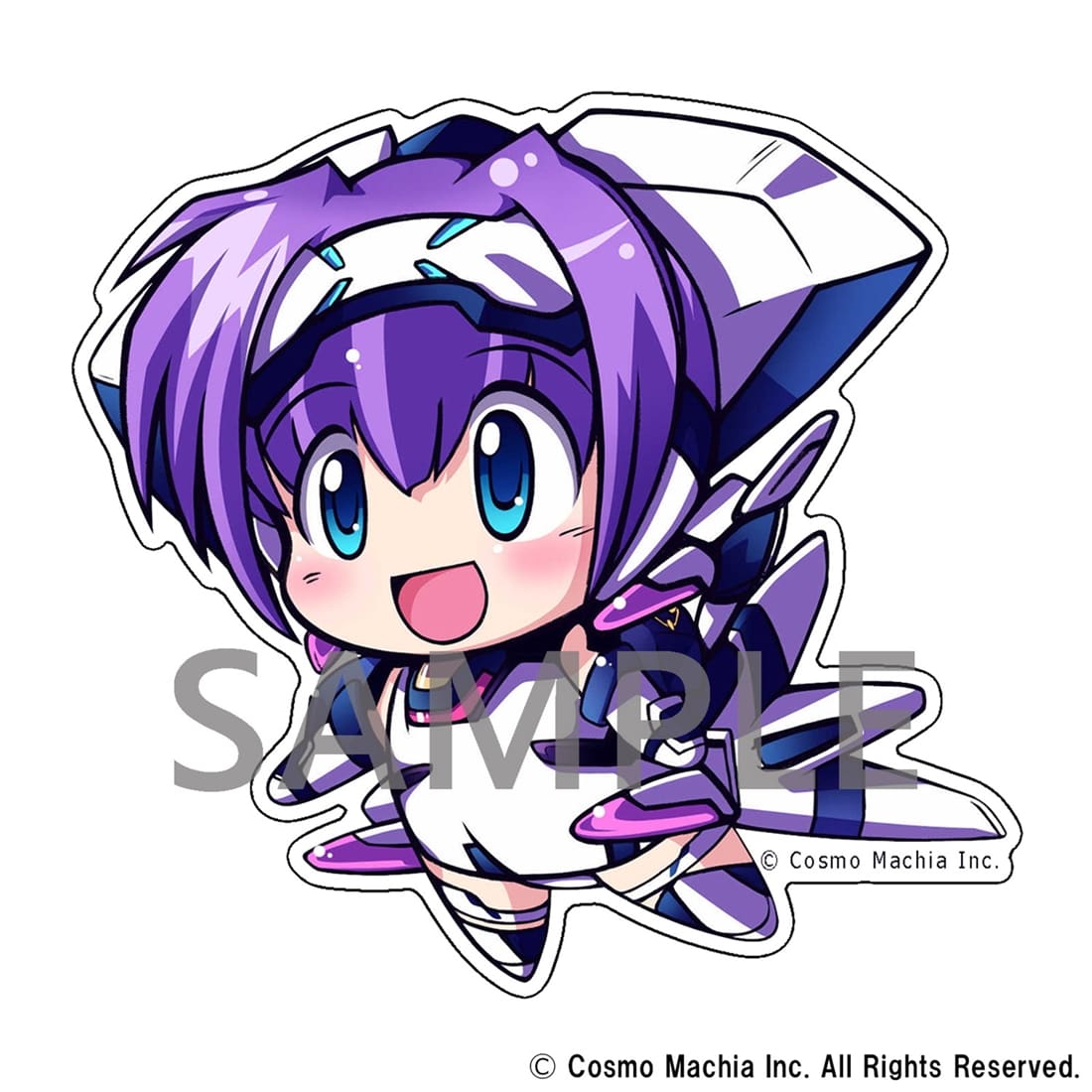 『トリガーハート　エグゼリカ』ダイカット・ステッカー 「エグゼリカ」 「エグゼリカ」