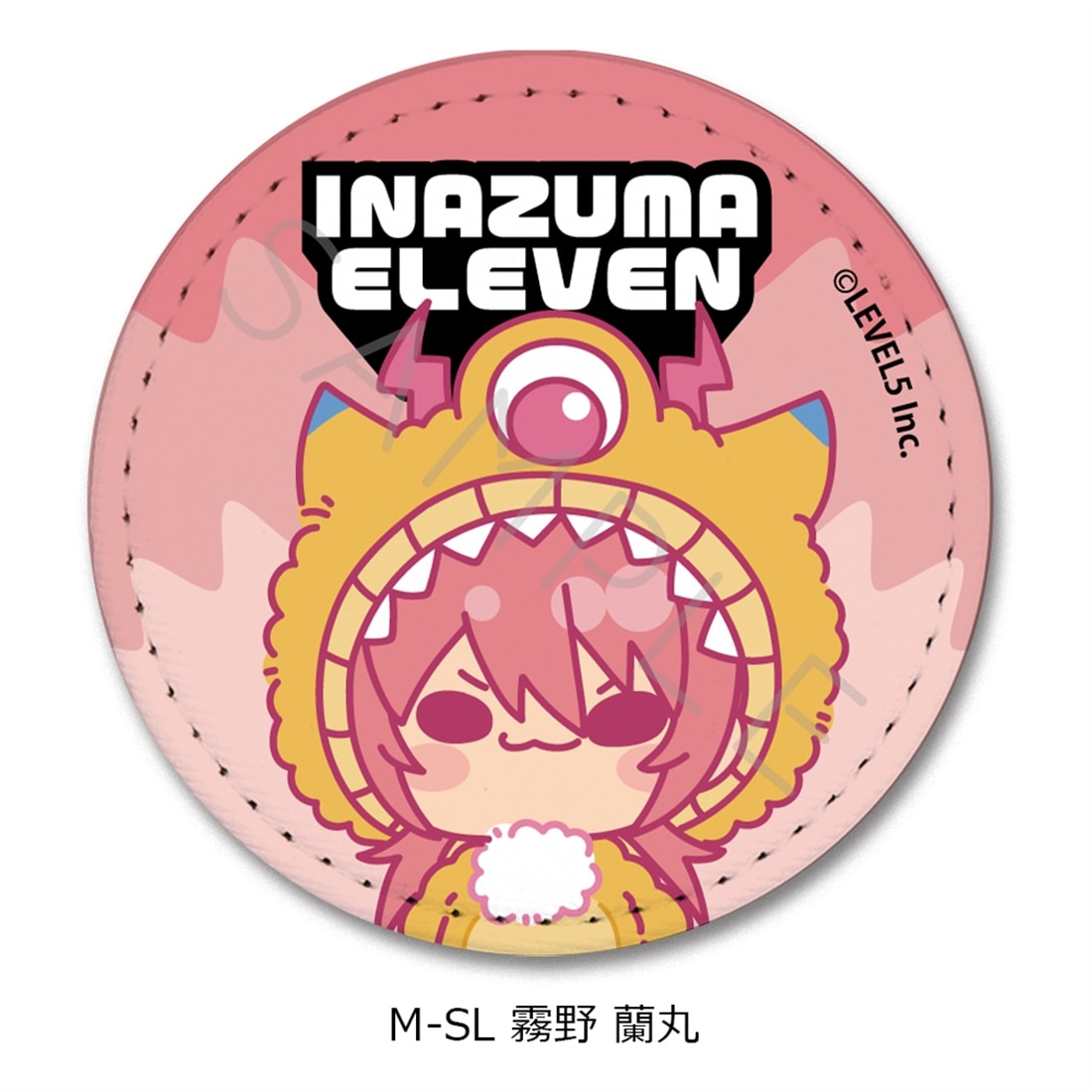 『イナズマイレブン 英雄たちのヴィクトリーロード』レザーバッジ（丸形） M-SL（霧野 蘭丸） レザーバッジ（丸形） M-SL（霧野 蘭丸）